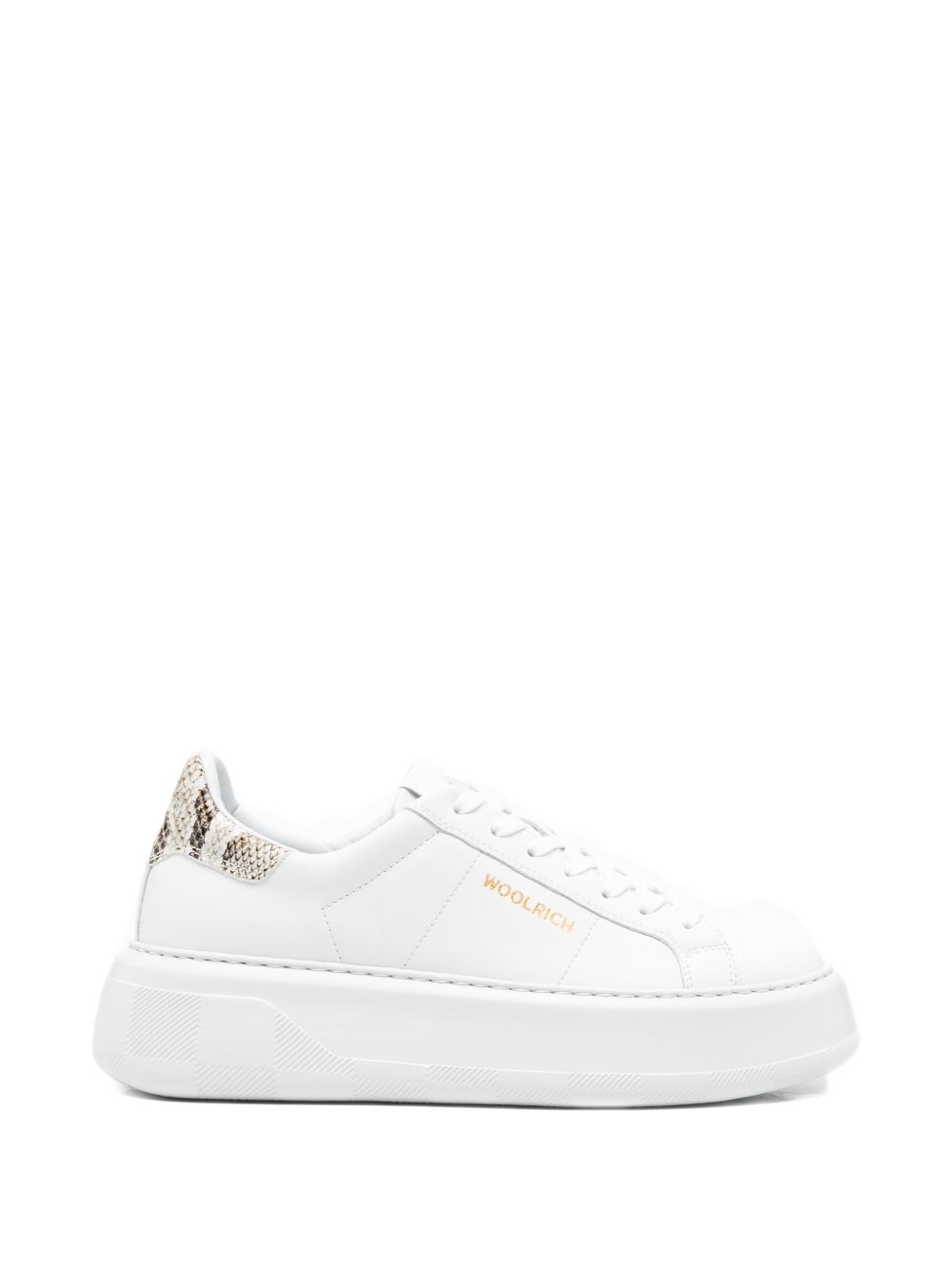Woolrich Chunky Court leather sneakers – Calf Leather 100%