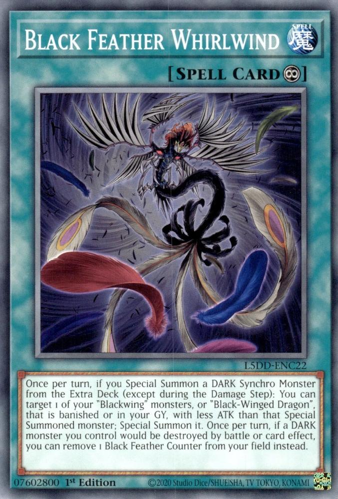 Yu-Gi-Oh! Black Feather Whirlwind - L5DD-ENC22 - Common - 1st Edition