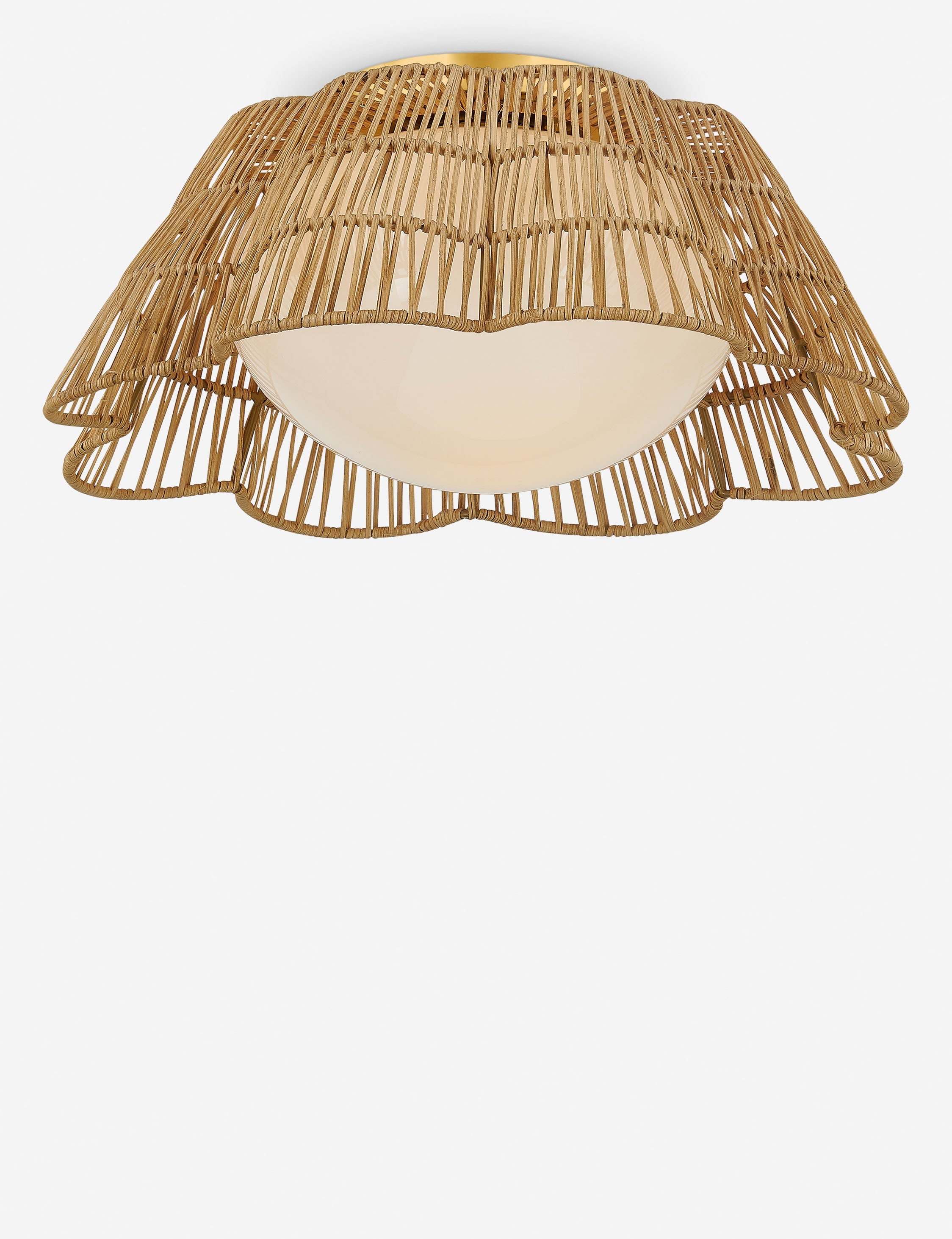 Lulu and Georgia Lareina Flush Mount Light – Natural