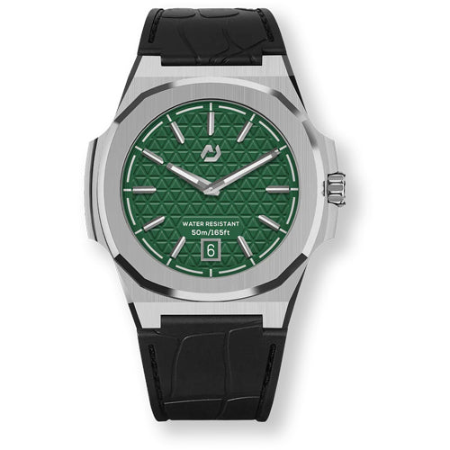 Nuun Official MT Silver Men Analogue Watch Green Dial With Silver Marker - MT Silver 40.5mm - view 2