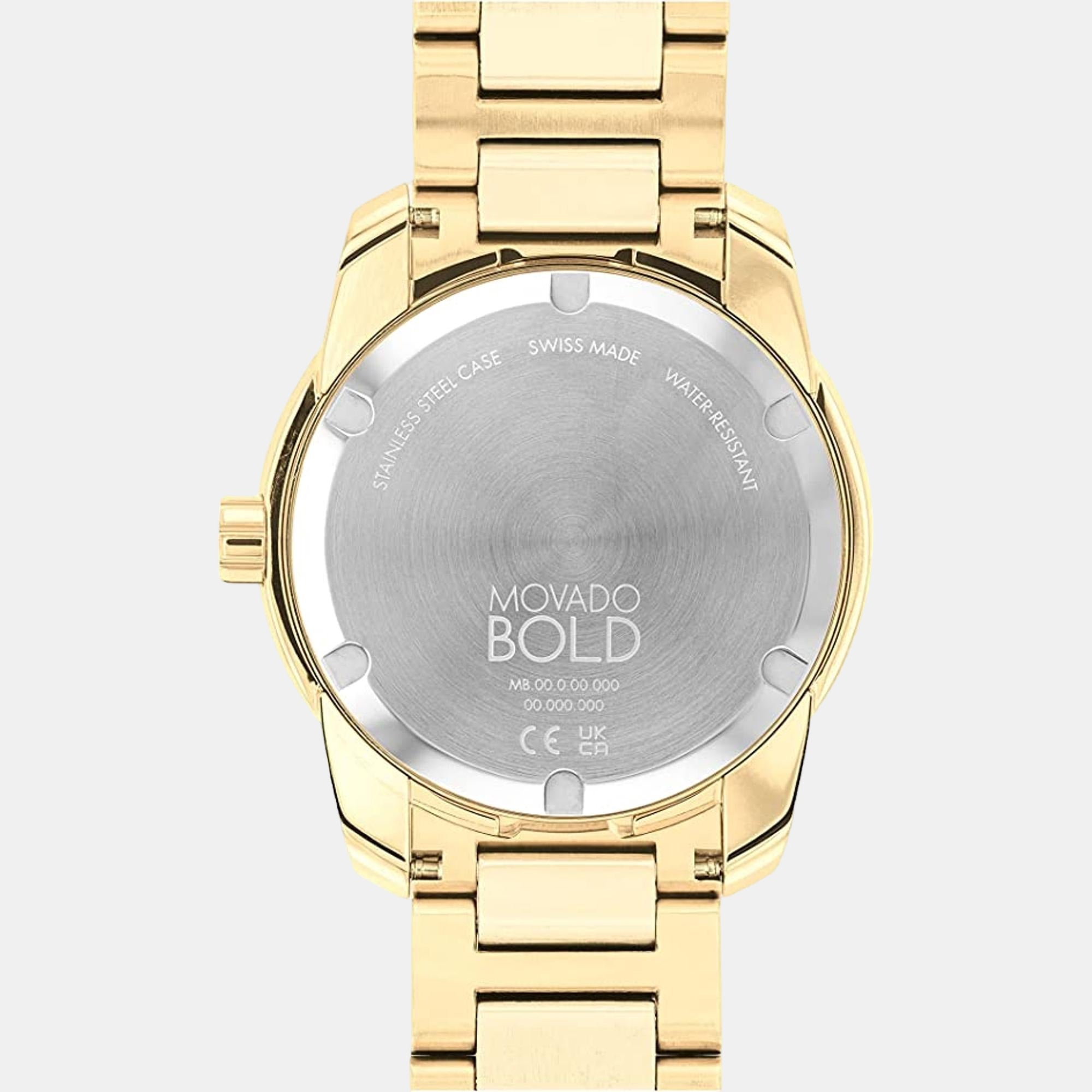 Movado Bold Women Quartz Gold Dial Analog Stainless Steel Watch 3600861 - view 3