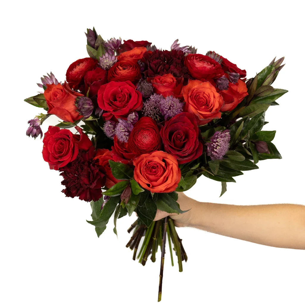 FiftyFlowers Love Letters In Red Flower Bouquet