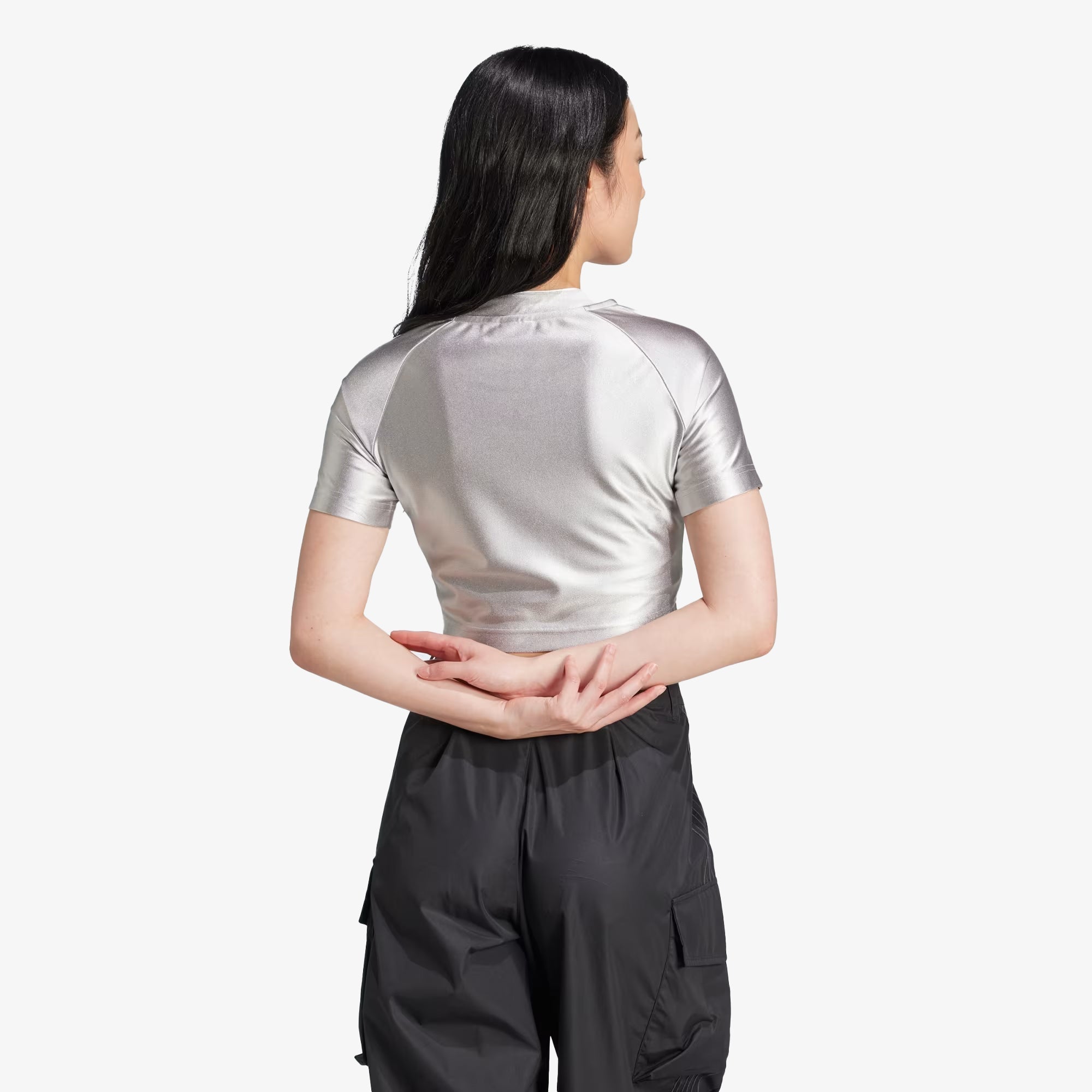 Adidas Originals | ADICOLOR TEAMGEIST BABY TEE { GREY TWO - view 2