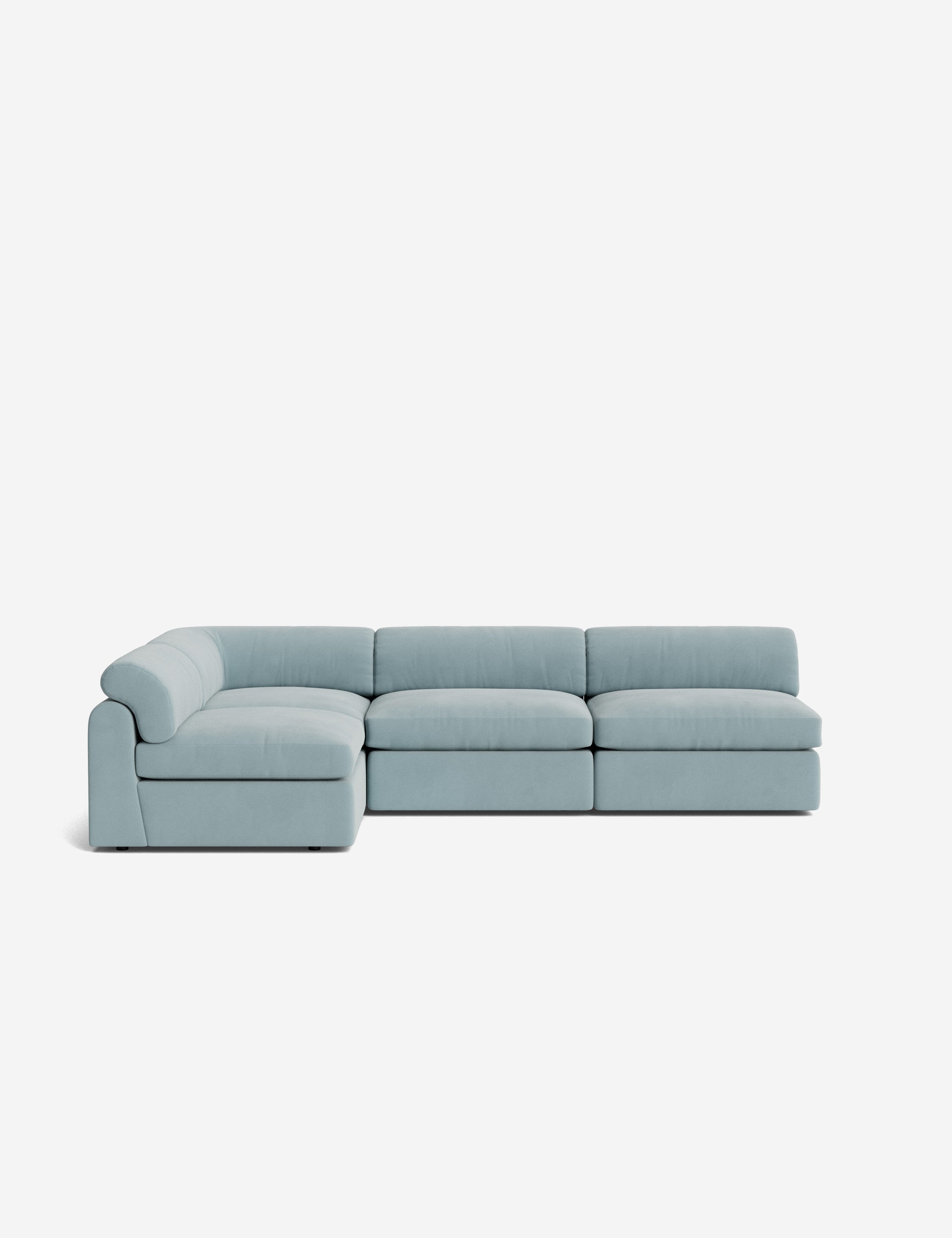 Lulu and Georgia Kingaby Modular Corner Sectional Sofa