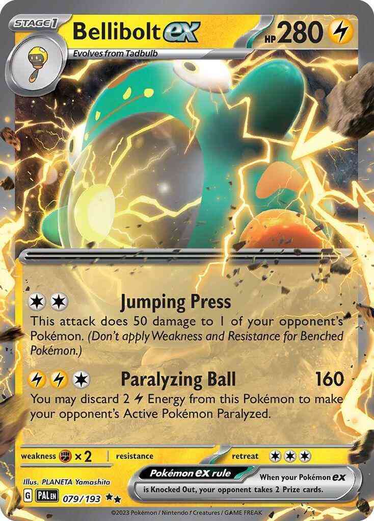 Double rare sv02-079 – Pokémon Bellibolt ex - 079/193 - Double Rare [sv02-079] [Ultra]