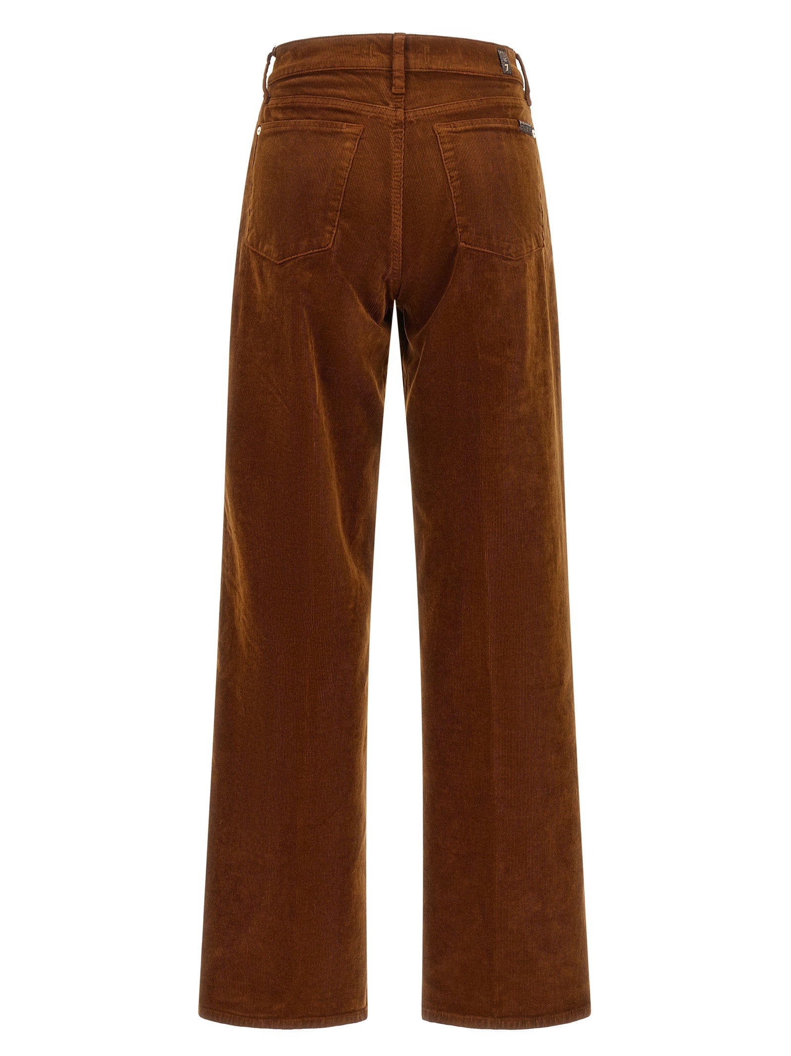 7 For All Mankind Stovepipe Straight Velvet Pants - view 2