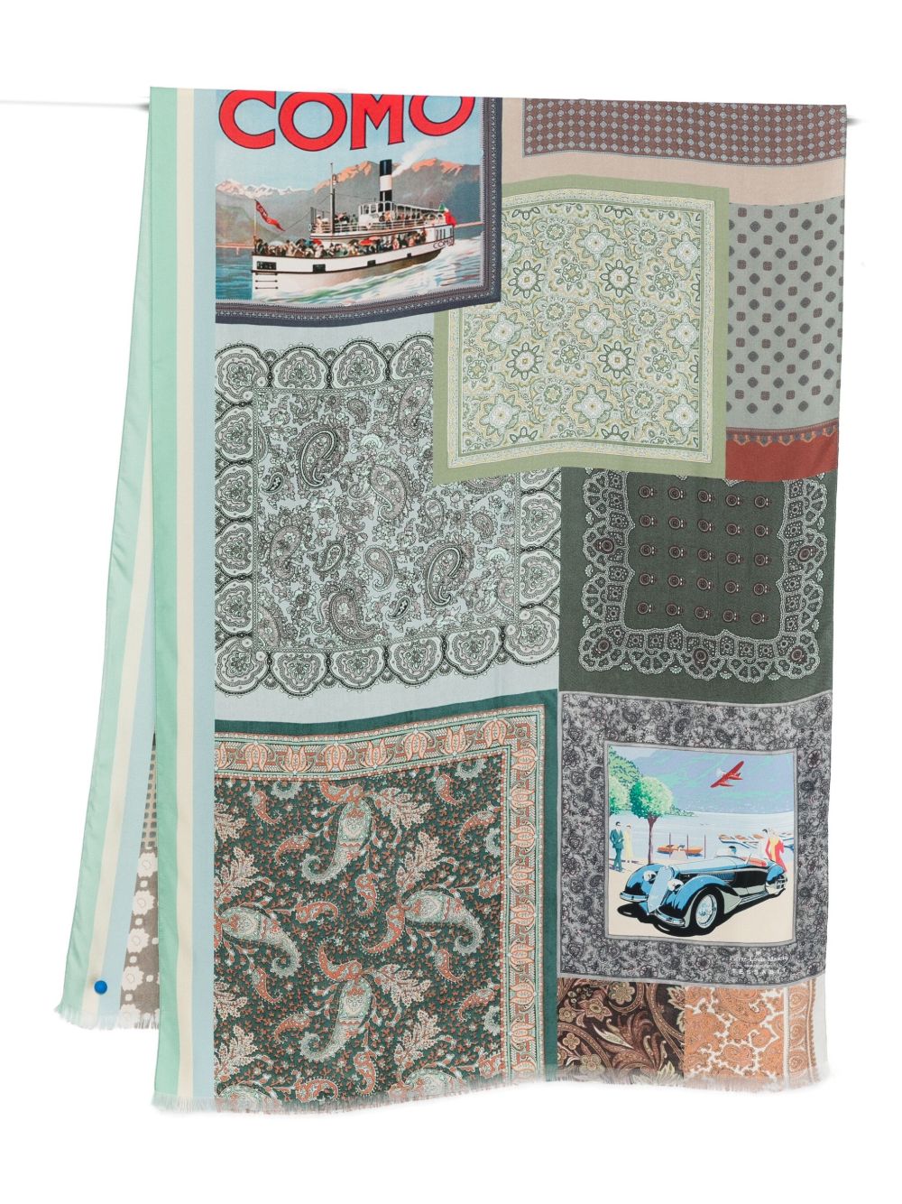 032C Pierre Louis Mascia silk printed scarf – SILK 100%
