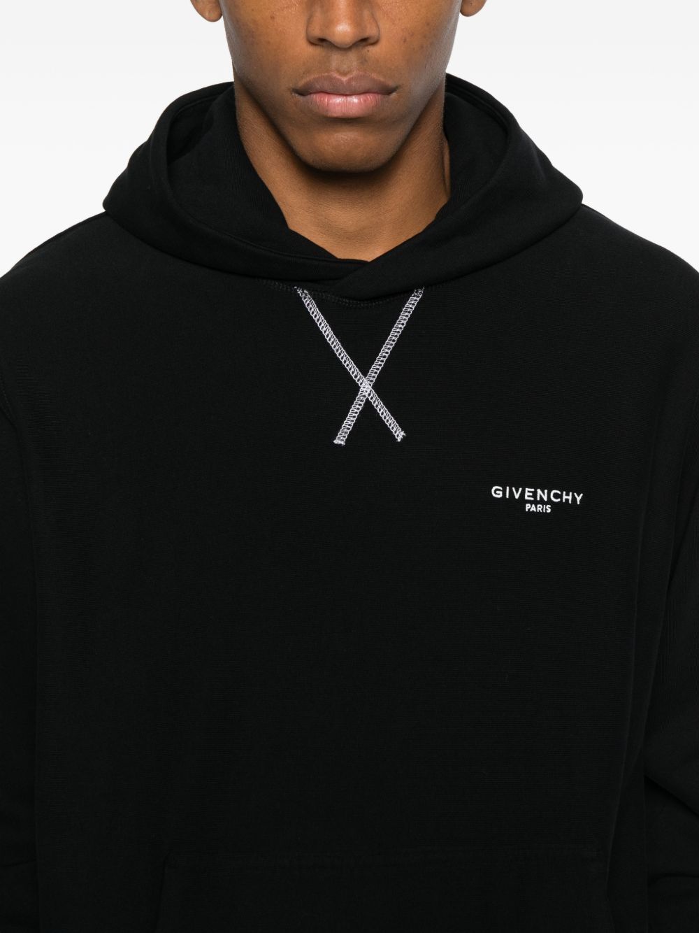 Givenchy Logo cotton hoodie – 100% Cotton - view 2