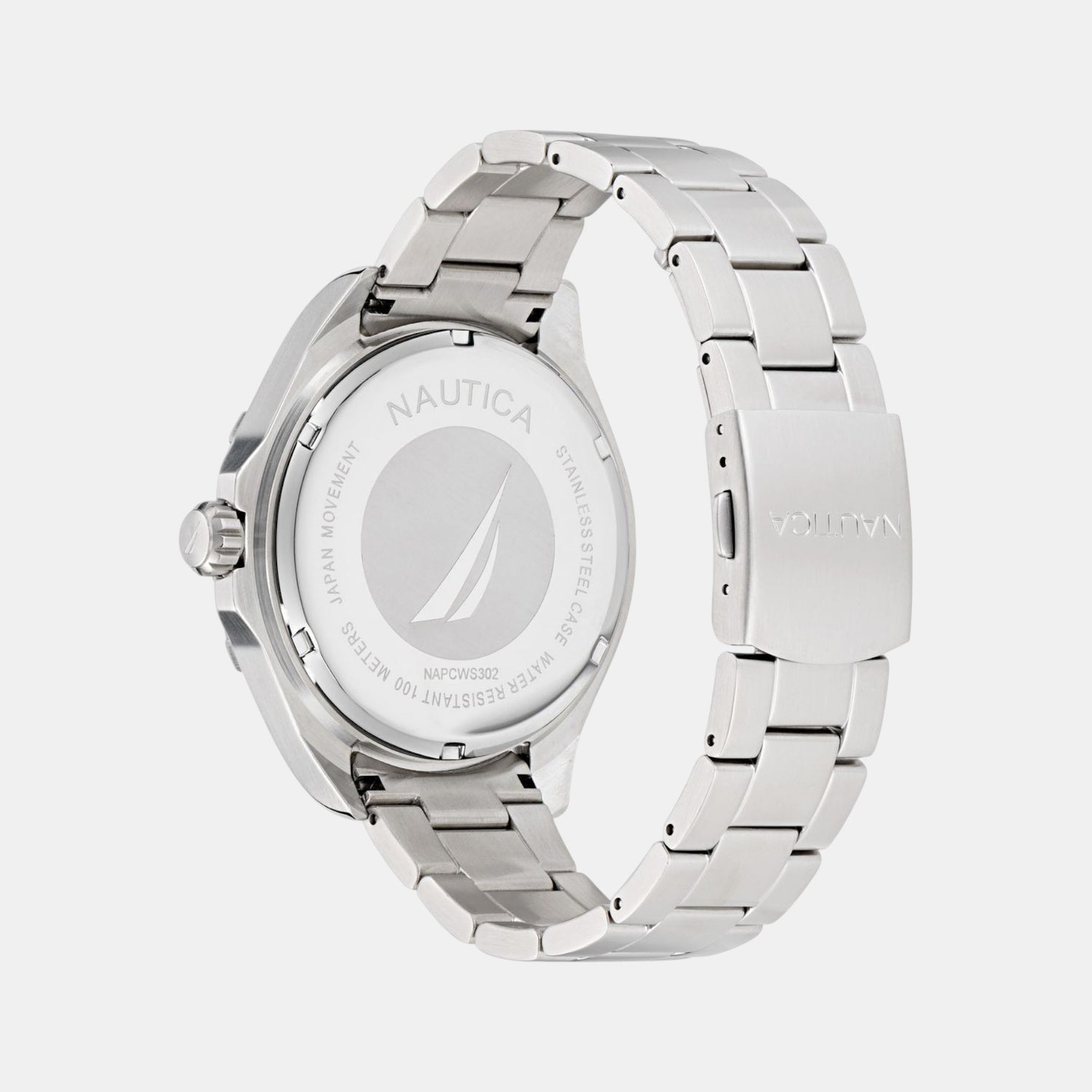 Nautica Clearwater Beach Men Quartz Blue Dial Analog Stainless Steel Watch NAPCWS302 - view 3