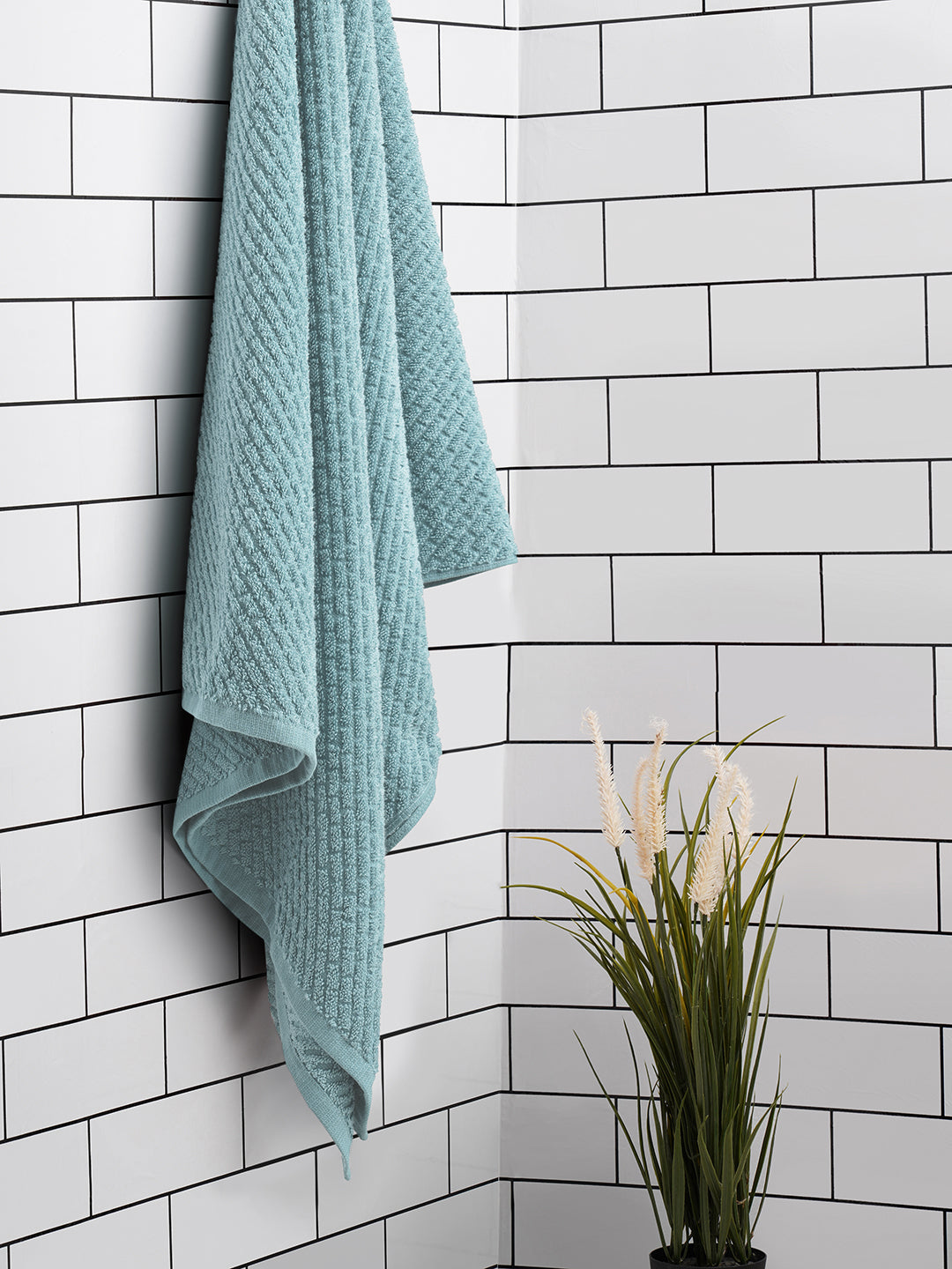100 cotton bath – Spaces India Delicate Blue - Light Blue 100% Cotton Bath Towel - Genesis By Spaces