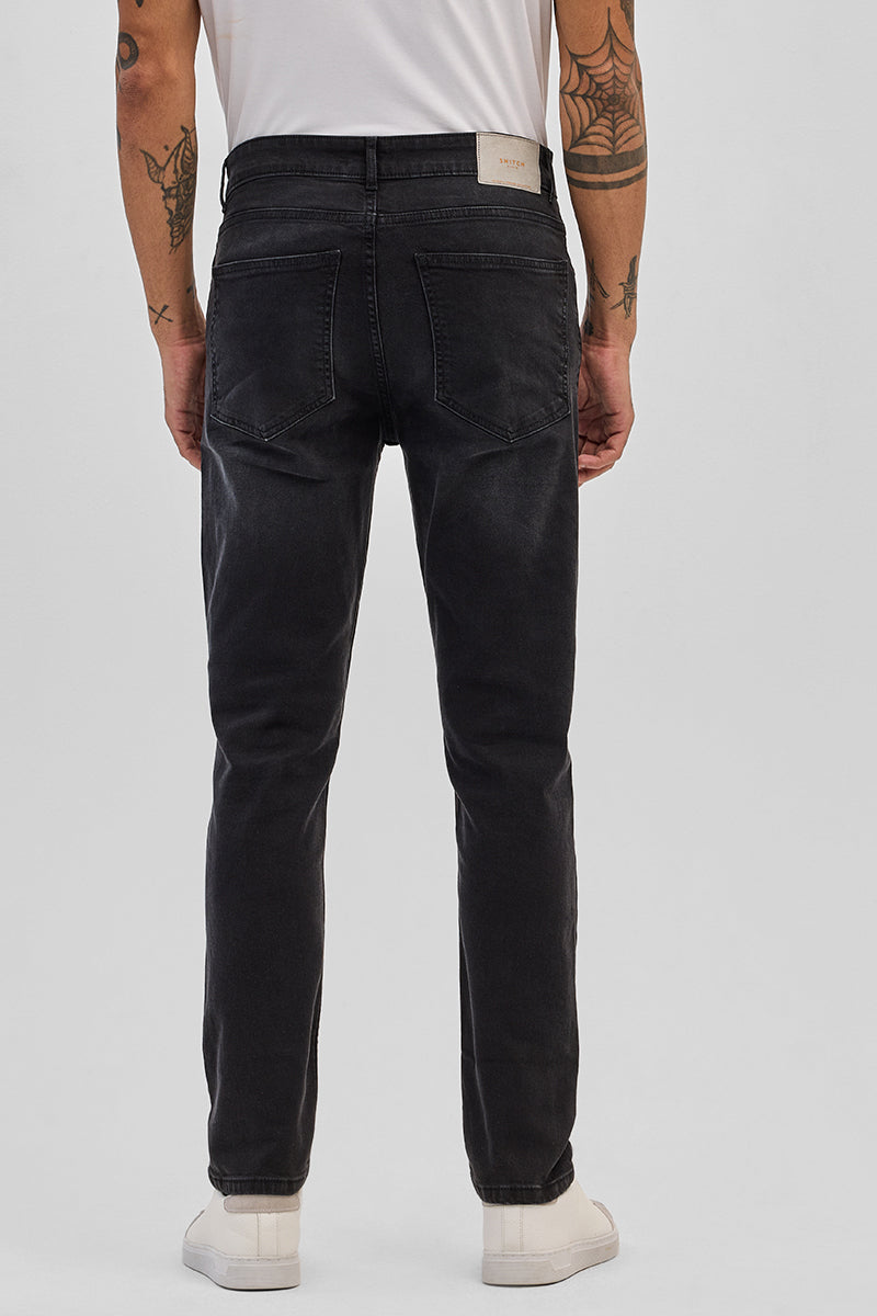 SNITCH Charcoal Grey Slim Fit Jeans - view 8