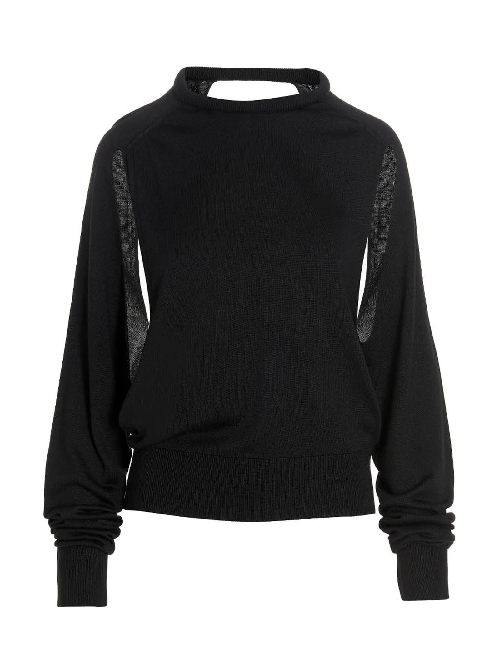 Ramael Cut Out Insert Top Sweater – 100% silk