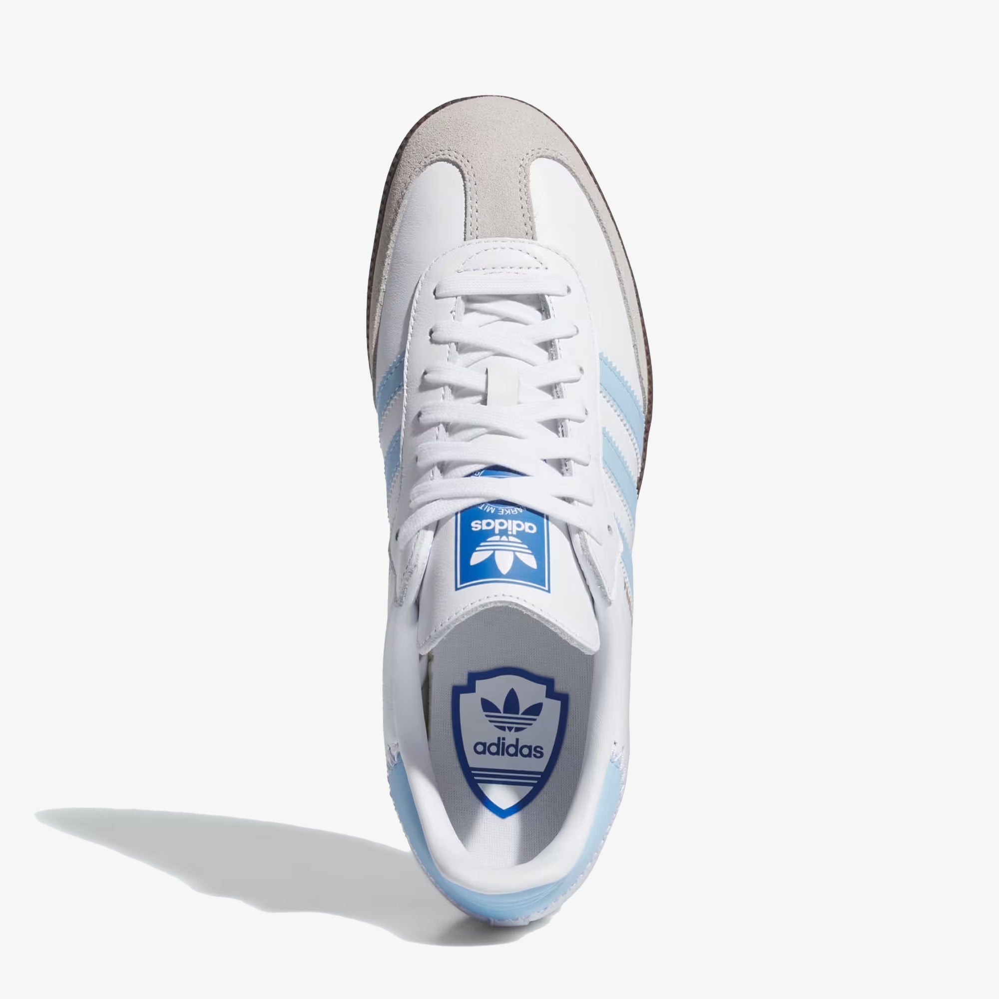 Adidas Originals | Samba Og { Cloud White/clear Sky/blue - view 2