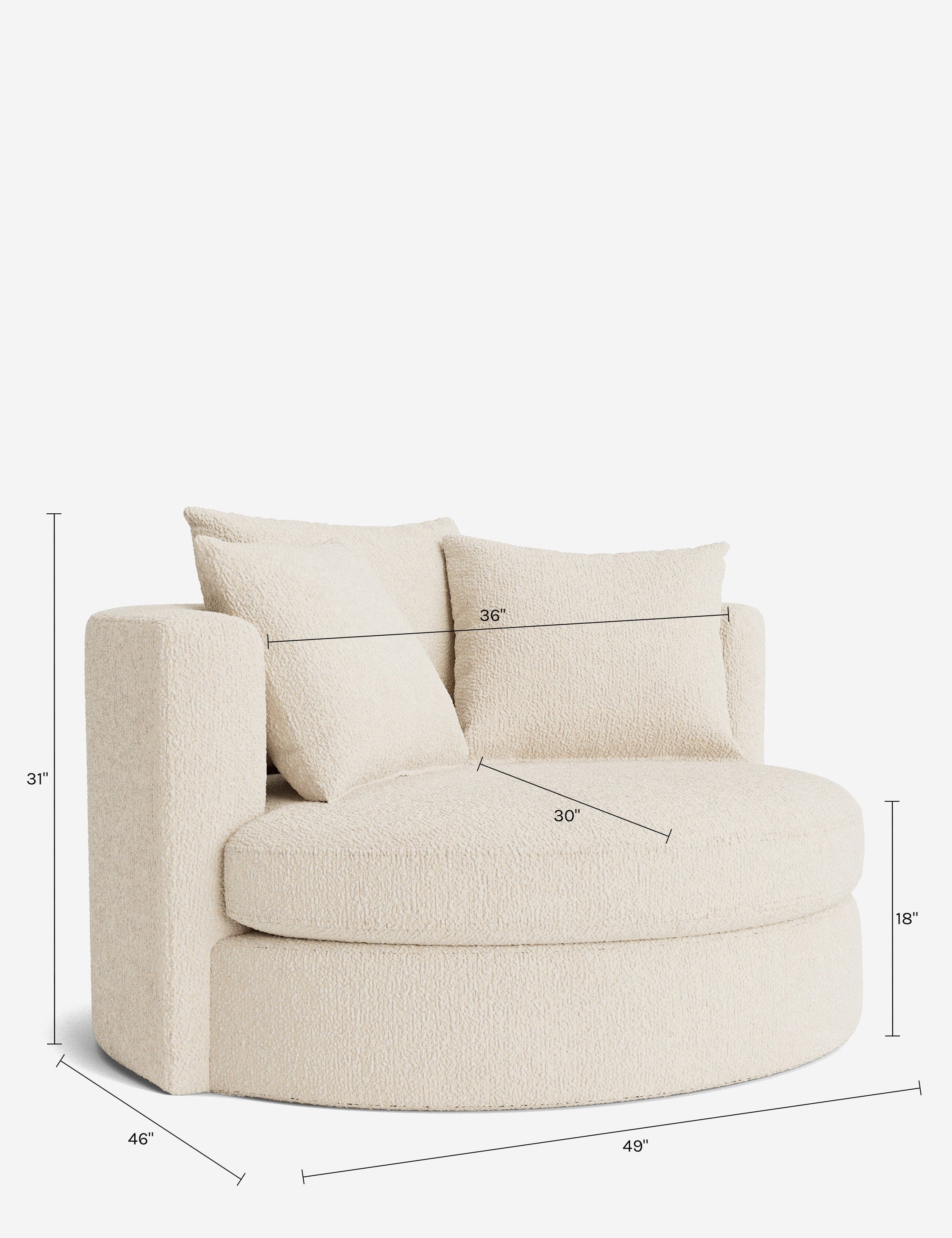 Lulu and Georgia Conti Swivel Chair - view 49