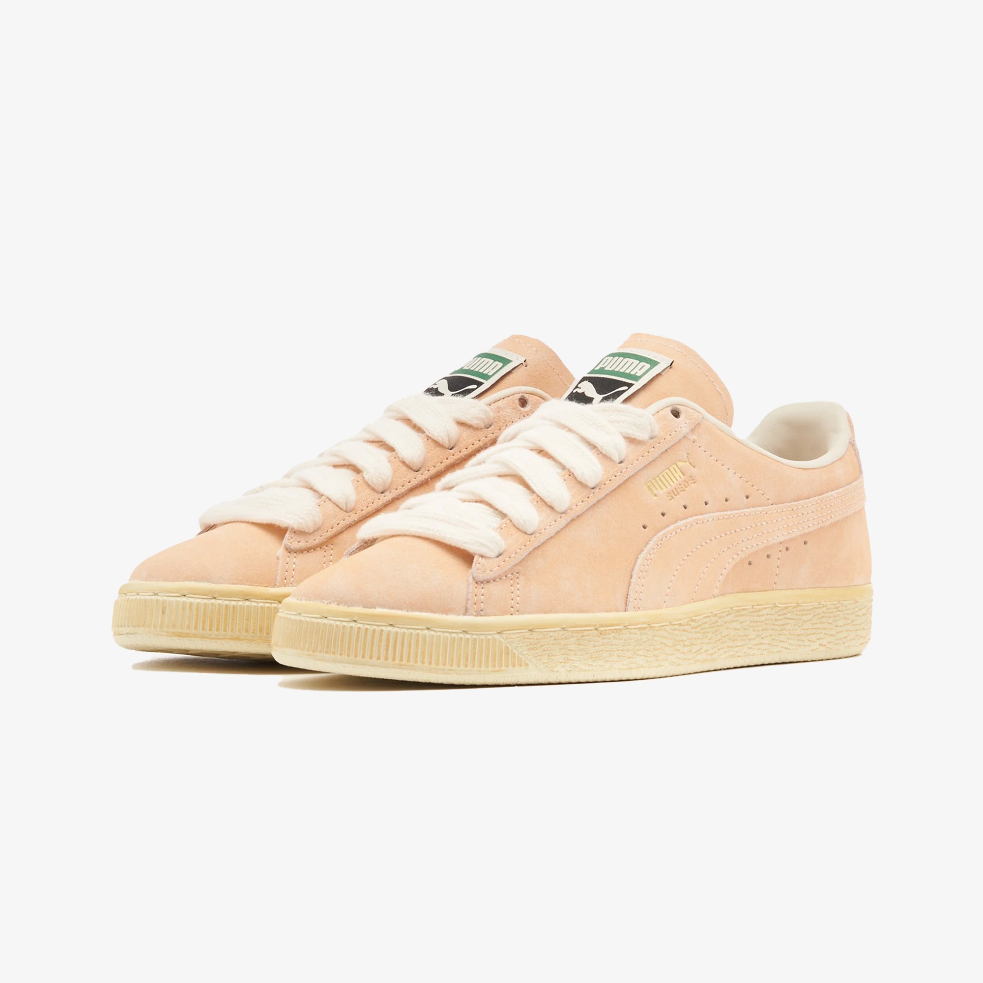 Puma | Suede Faded { Bright Melon-frosted Ivory - view 2