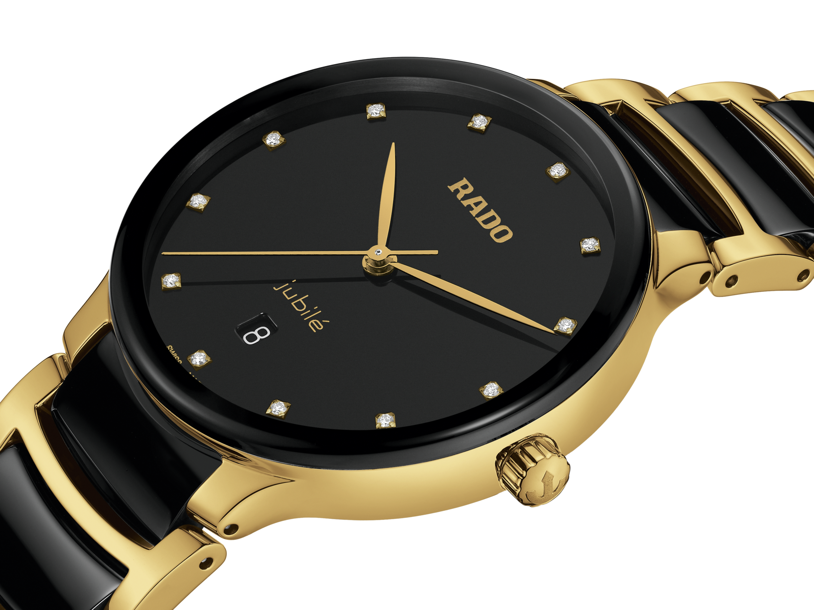Rado Centrix Black Dial Unisex 39.5mm