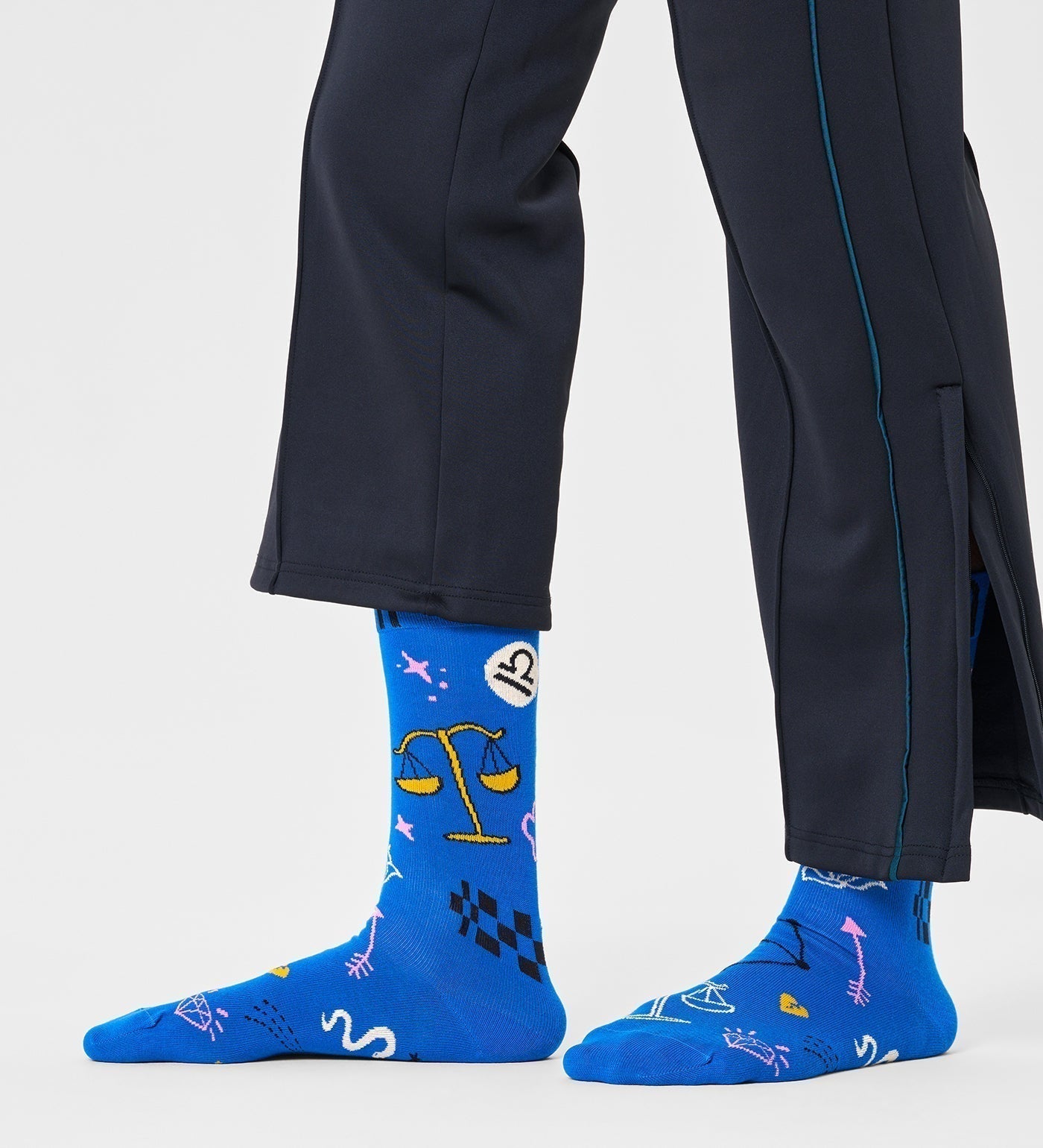 Happy Socks Unisex Libra Crew Length Socks for Women and Men - view 2