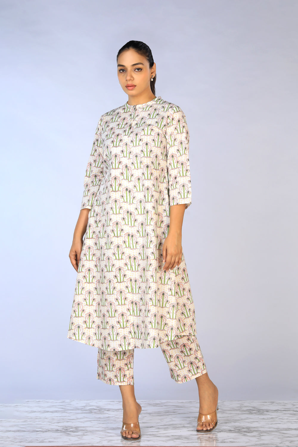 Kalanjali Ethnics Hand block printed cotton cord set