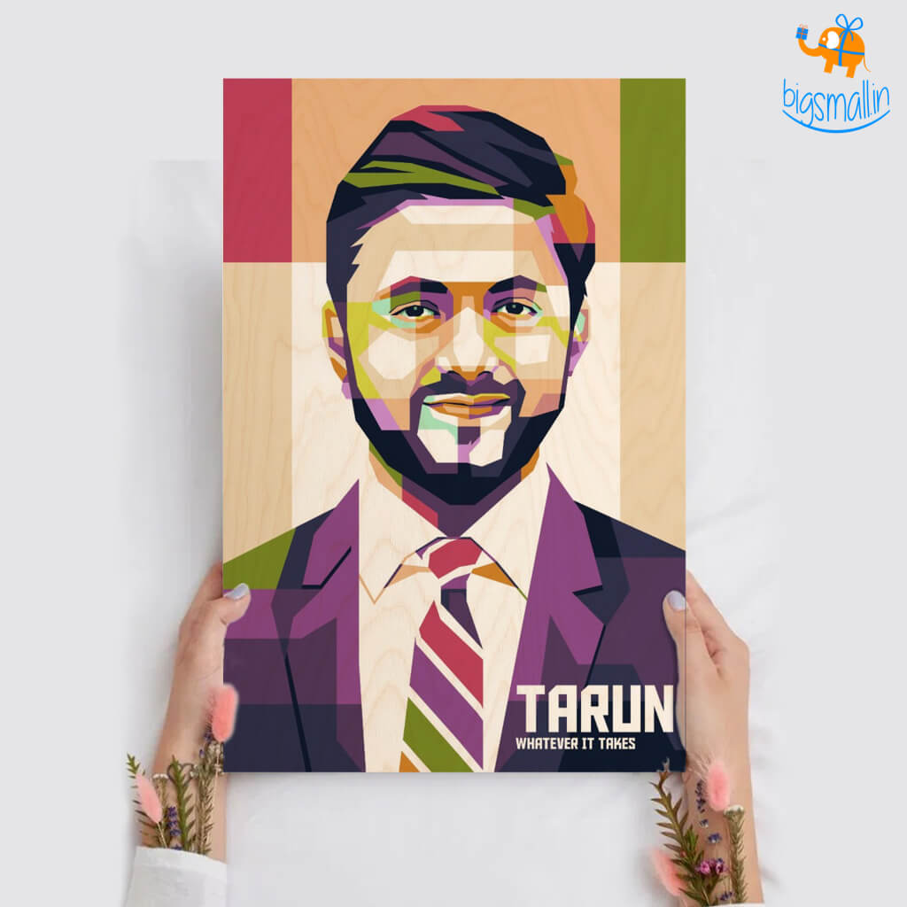 Chitra Chaya Personalized Pop Art Wooden Frame - view 3