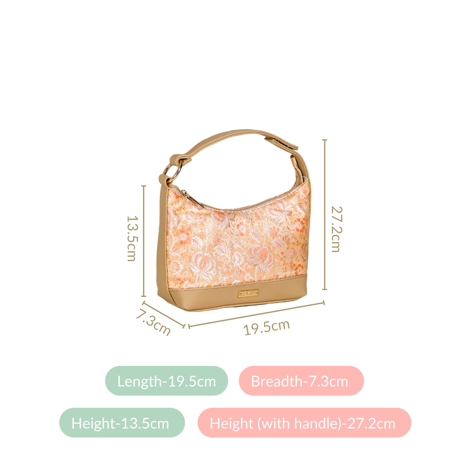 Nestasia Beige Eden Handbag - view 5