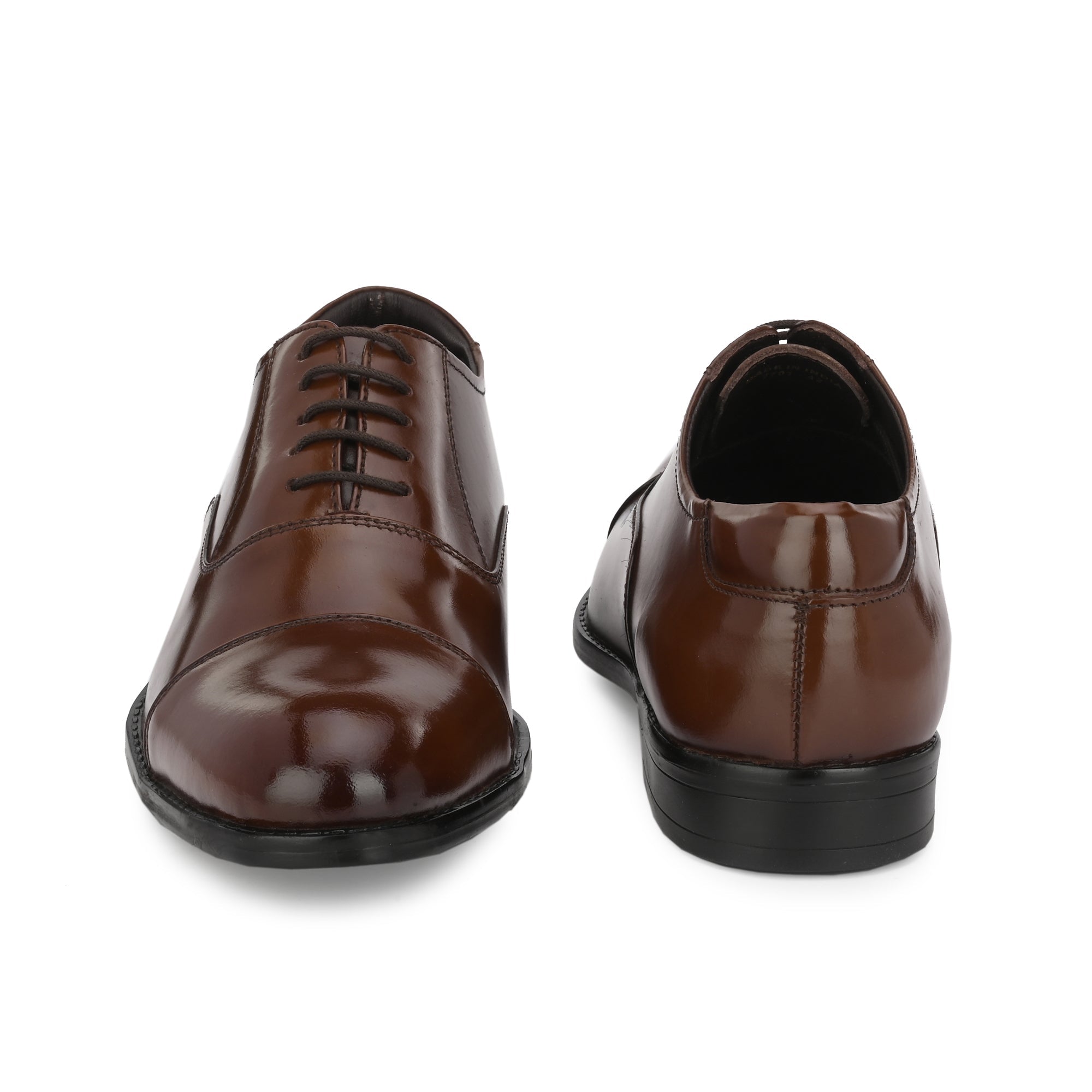 Egoss Shoes Egoss Formal Leather Laceup Shoes For Men - view 3