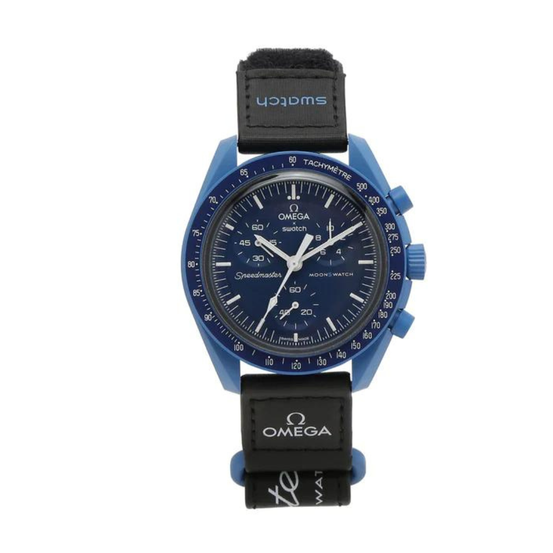 Cop Underdog Swatch x Omega Bioceramic Moonswatch Mission To Neptune