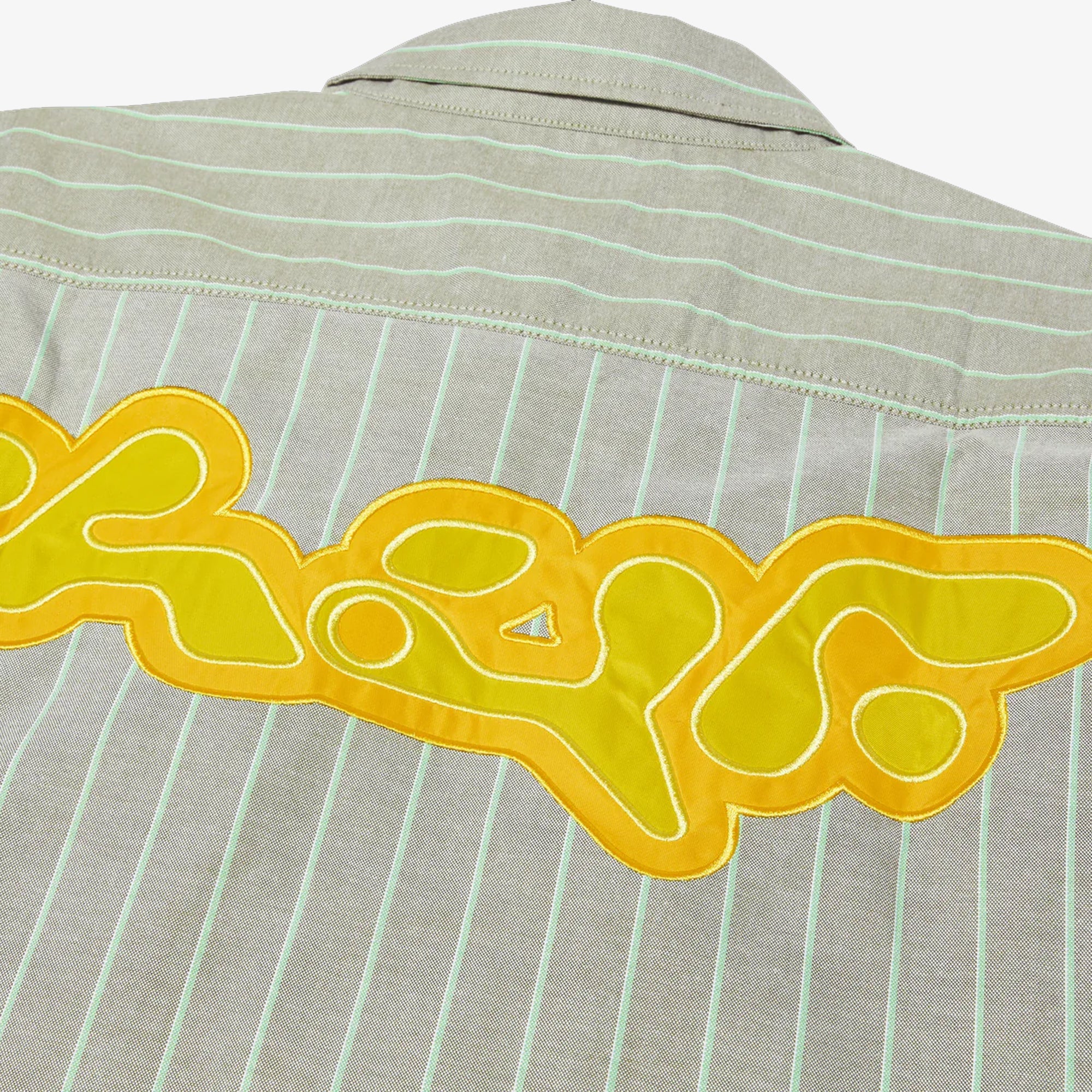 Huf | Parker Work Shirt { White/green - view 4