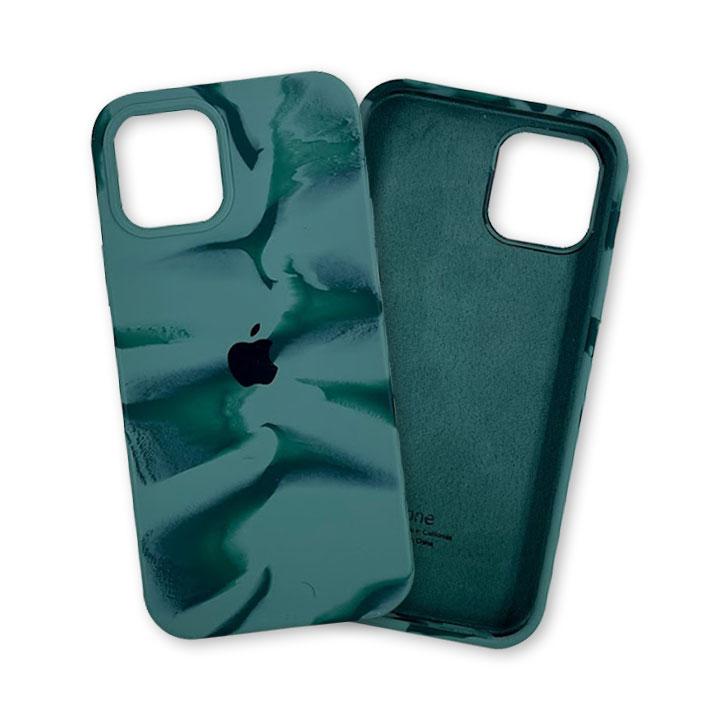 KShop iPhone 12 Pro Max Water Silicone Case - Army - view 4