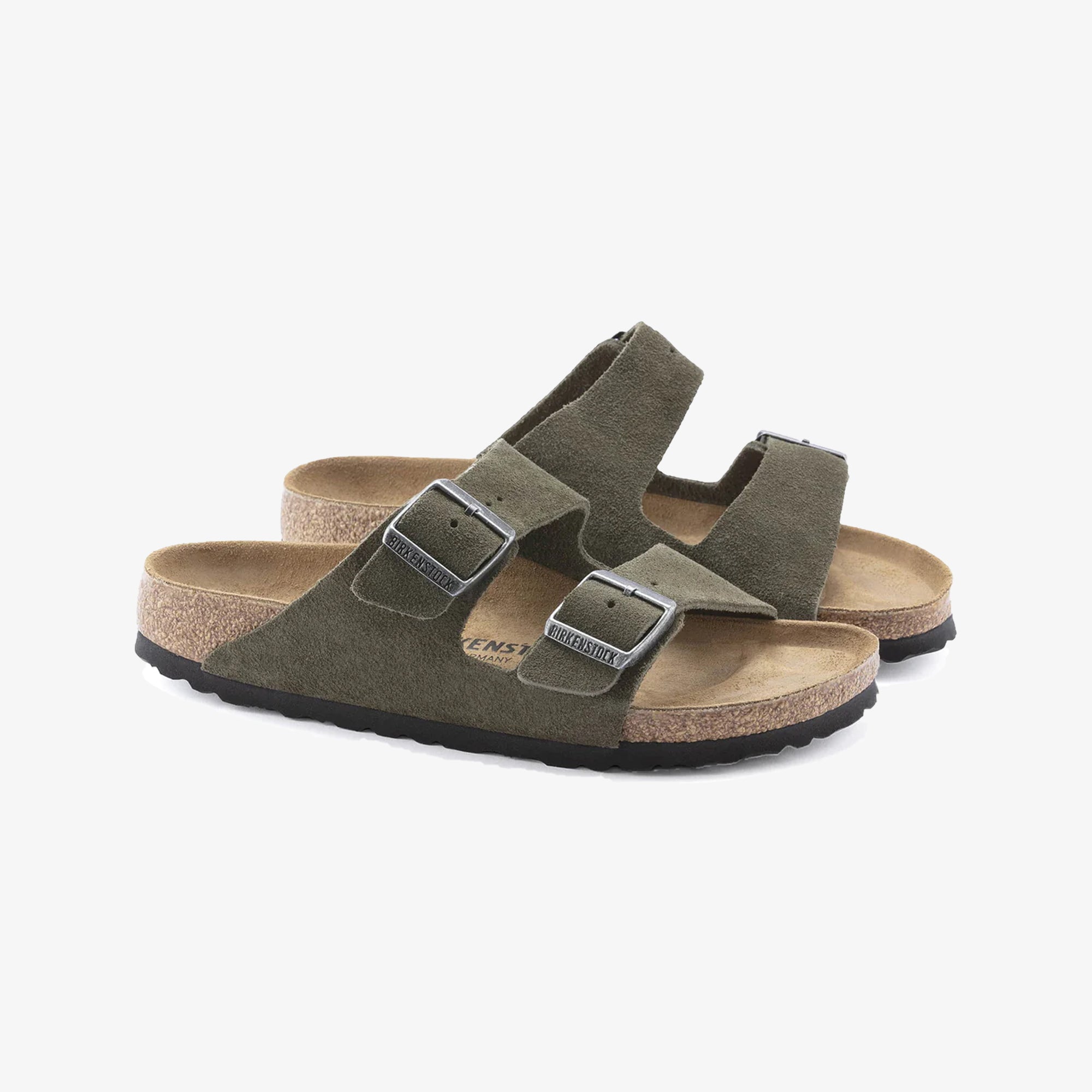 Birkenstock | ARIZONA SUEDE LEATHER { GREEN - view 2