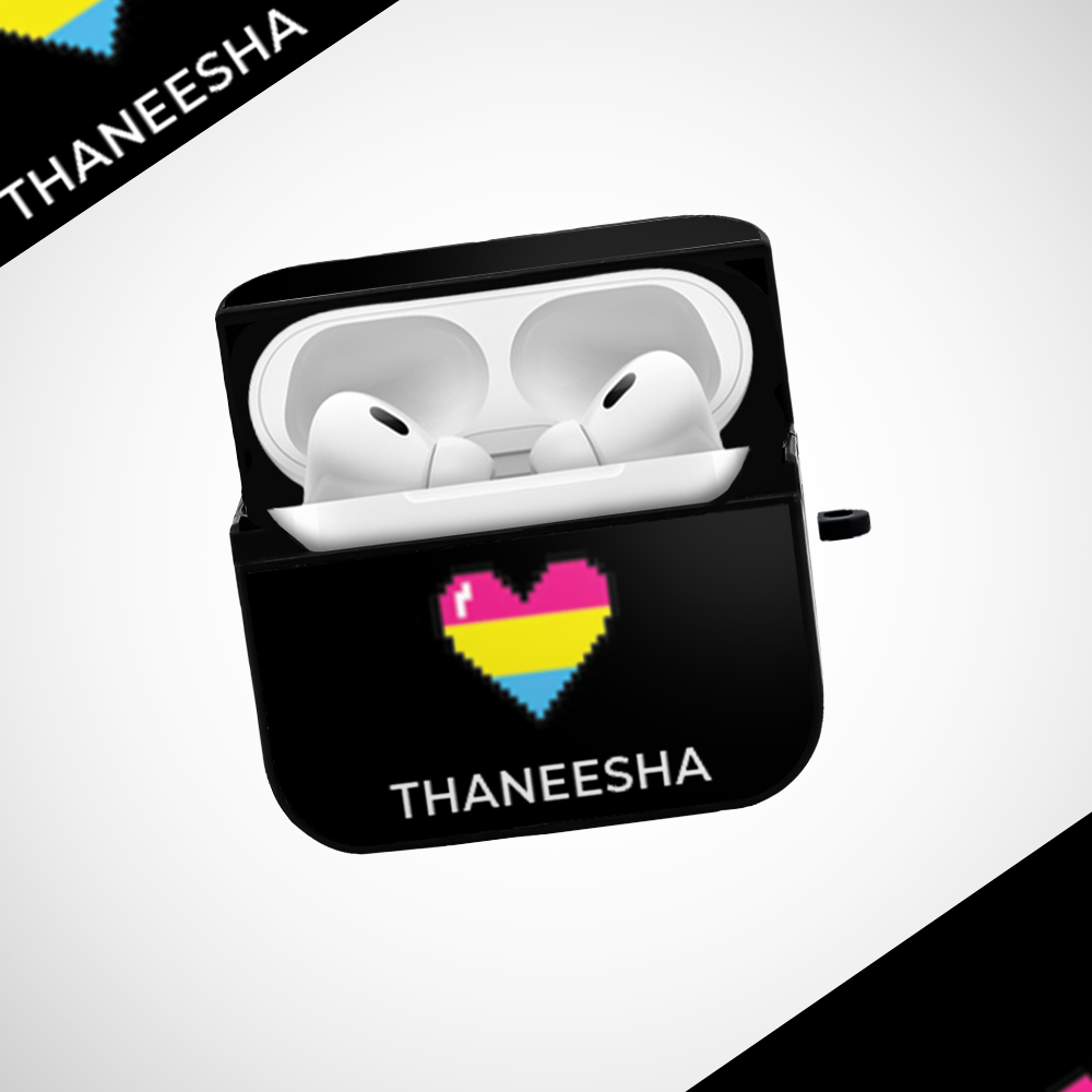 Cover It Up Pride Heart Custom Glass Airpods 3rd Gen Case Covers - view 2