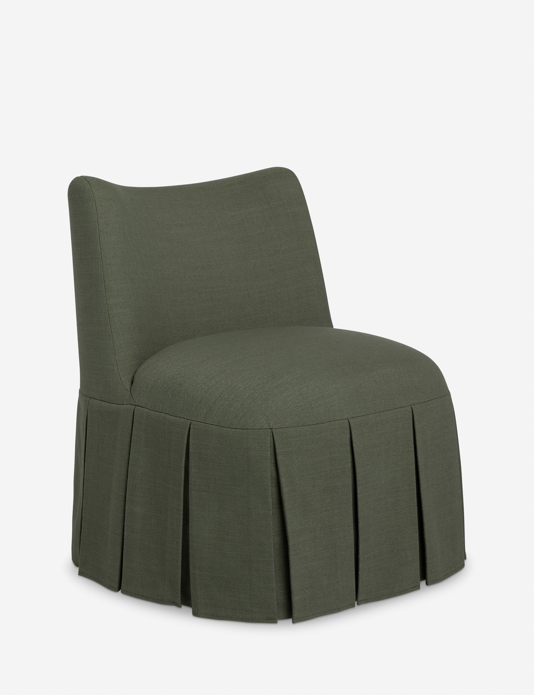 Lulu and Georgia Koppel Accent Chair – Green Linen - view 4