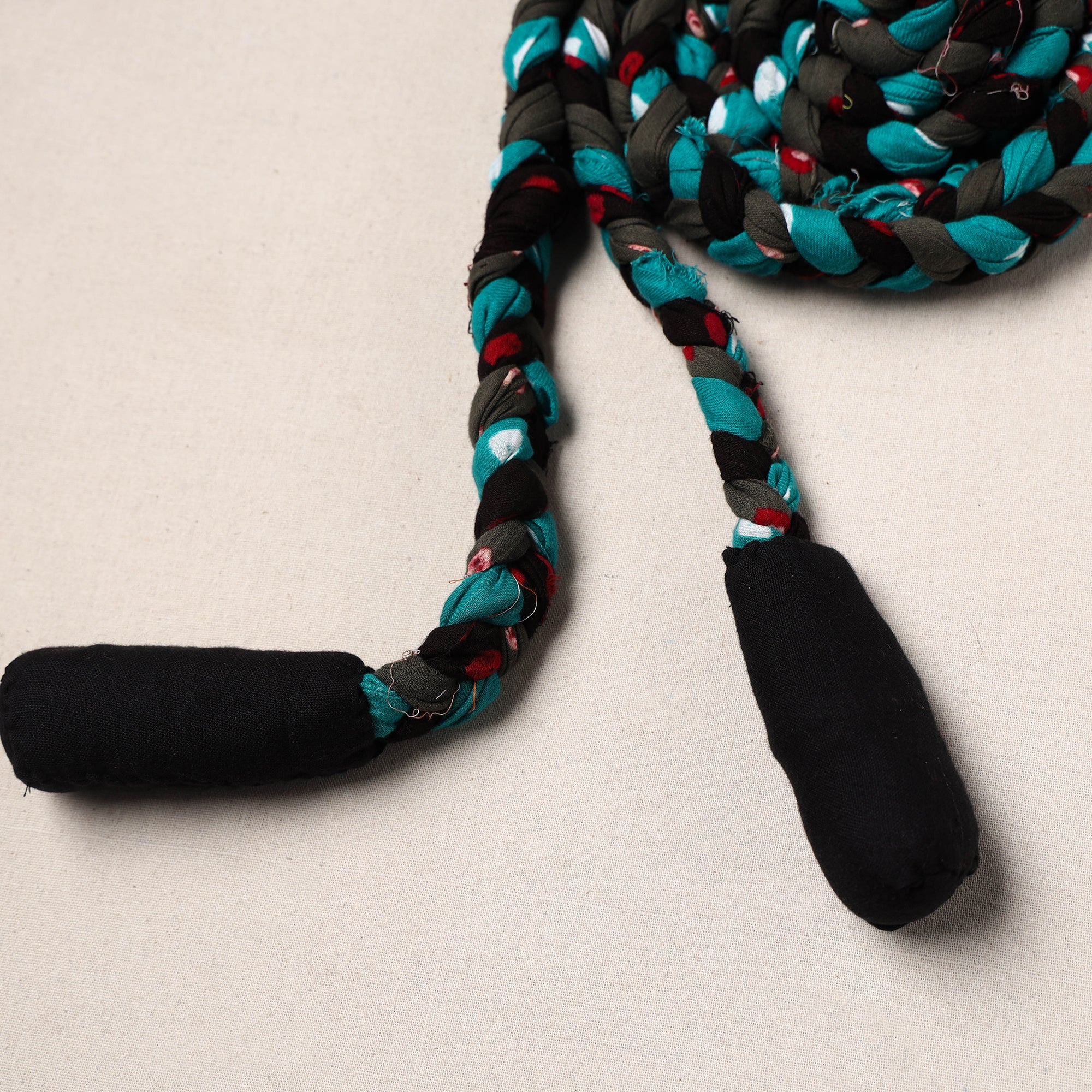 NOORI BAZAR Handmade Upcycled Fabric Skipping Rope 21 - view 3