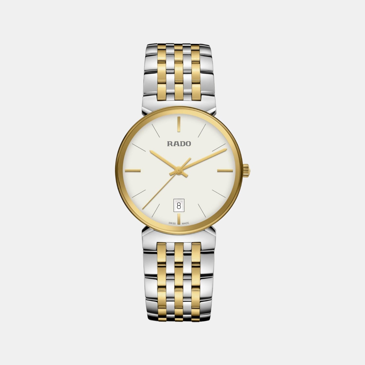 Rado Florence Unisex Quartz White Dial Analog Stainless Steel Watch R48912023