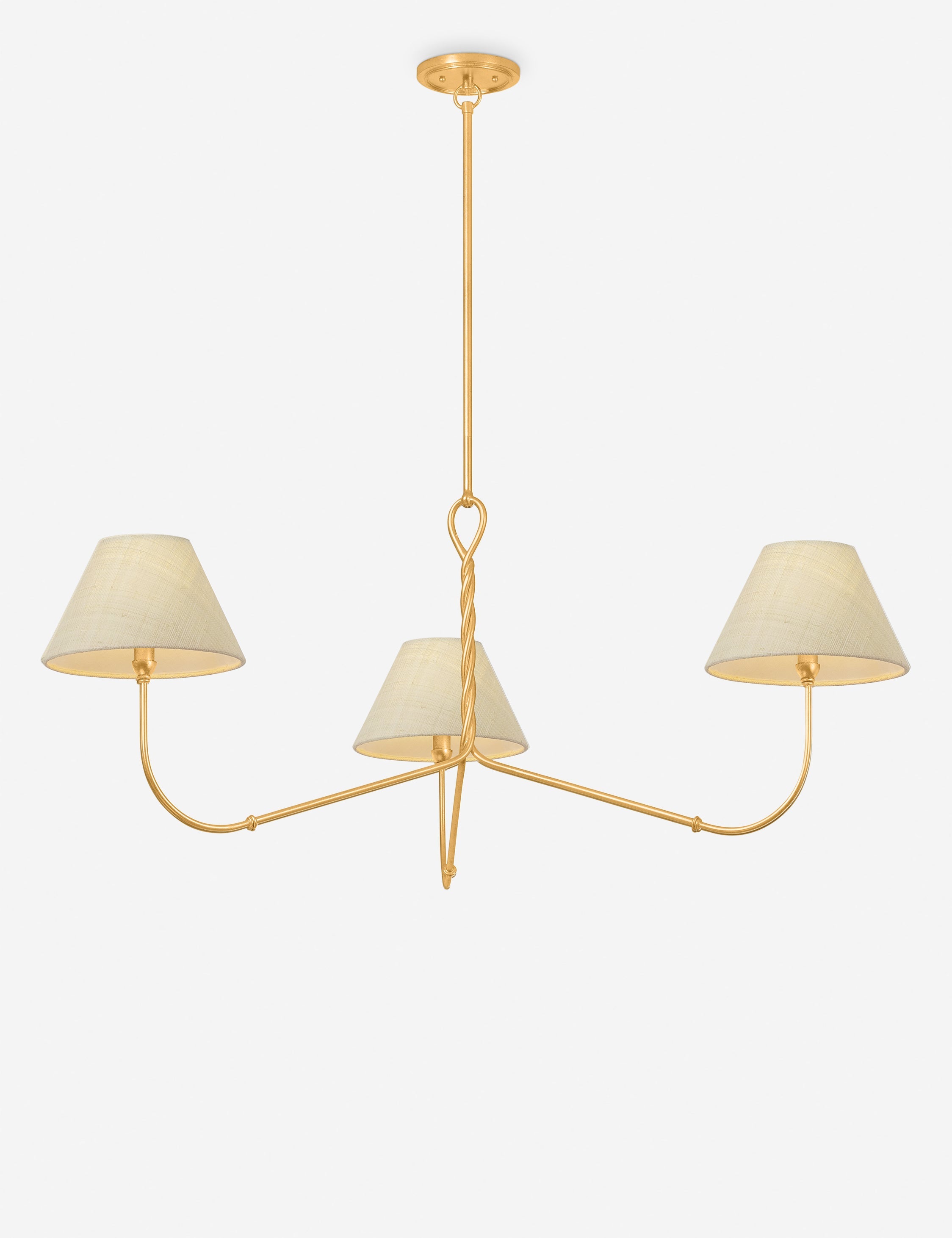 Lulu and Georgia Dalita Chandelier – Gold Leaf - view 2