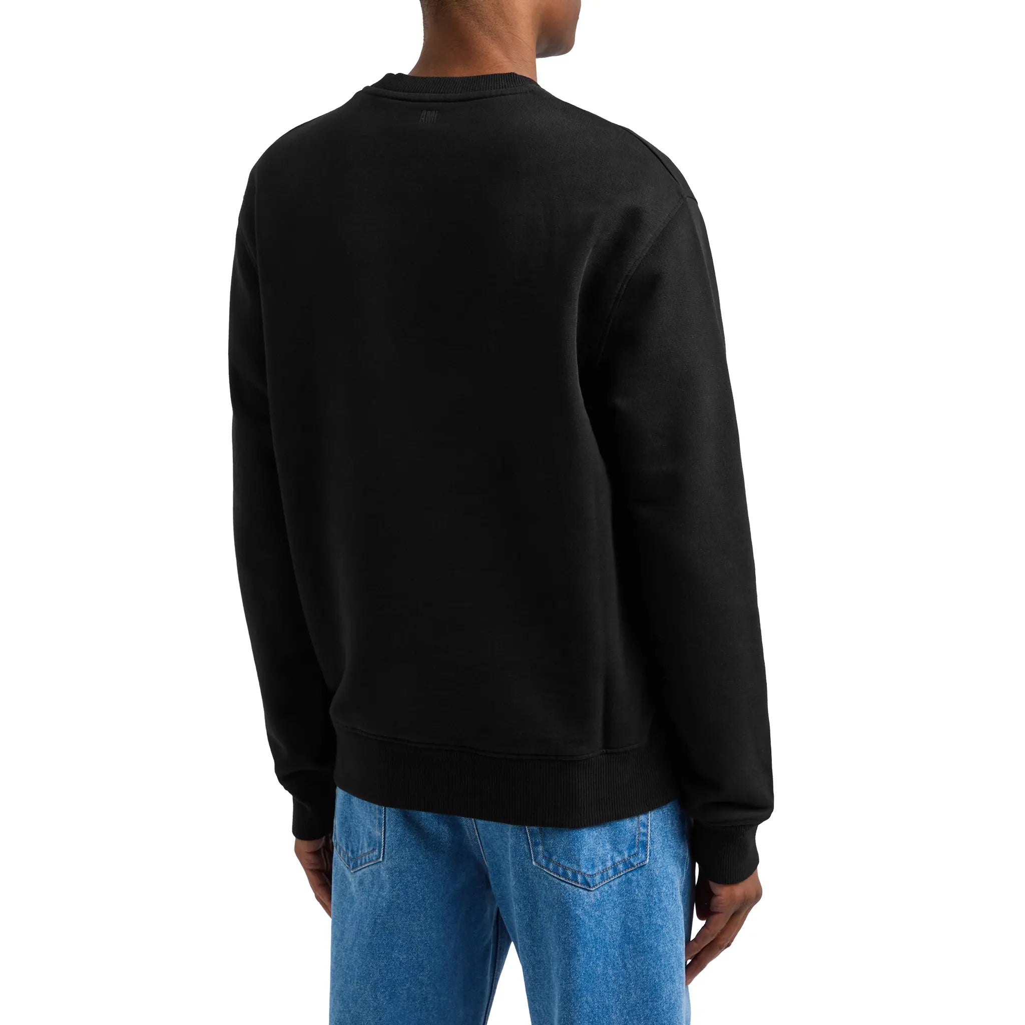 Ami Paris Ami De Coeur Black Sweatshirt - view 2