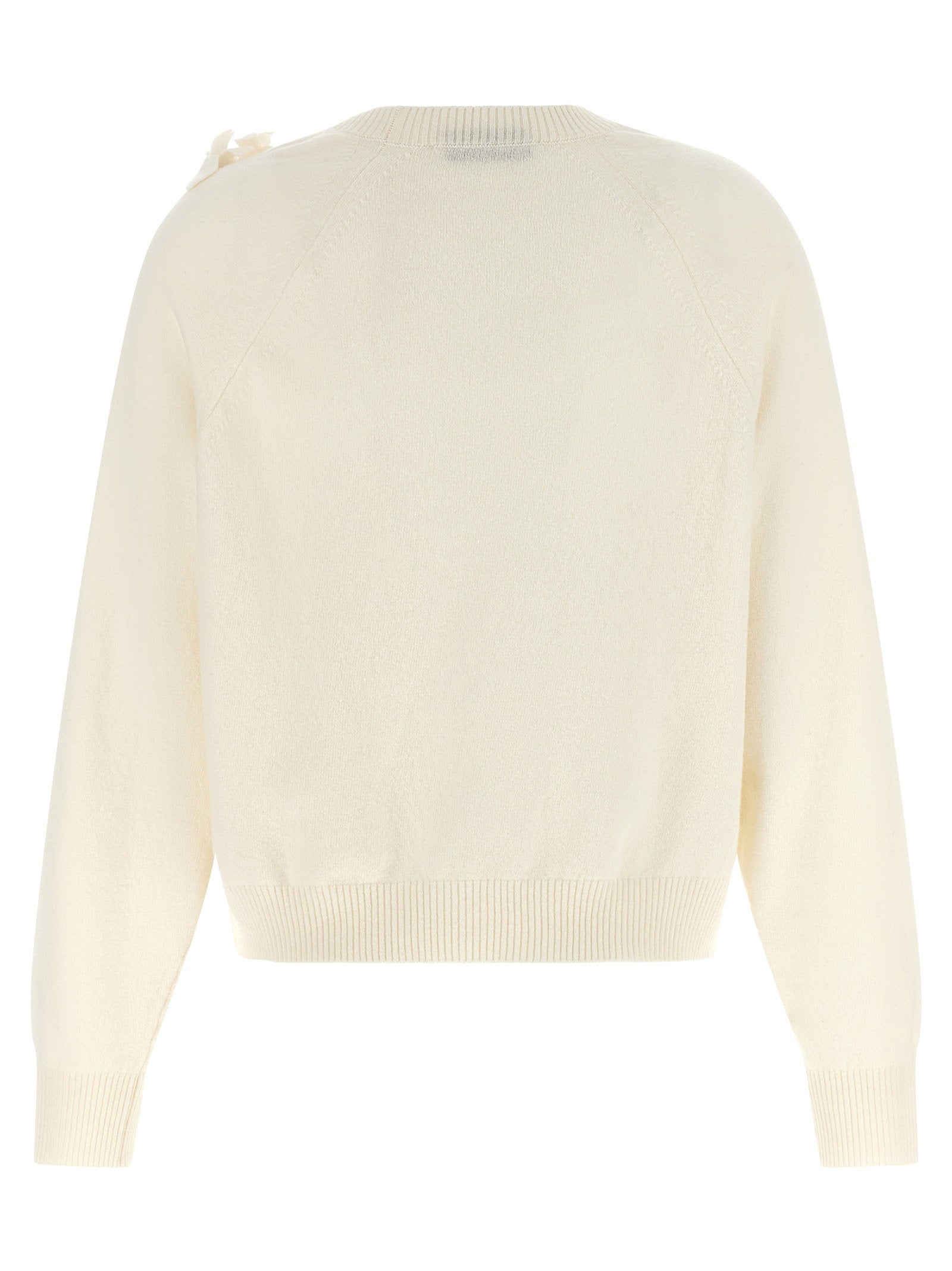 Alberta Ferretti Embroidered Flower Sweater – 100% virgin wool - view 2