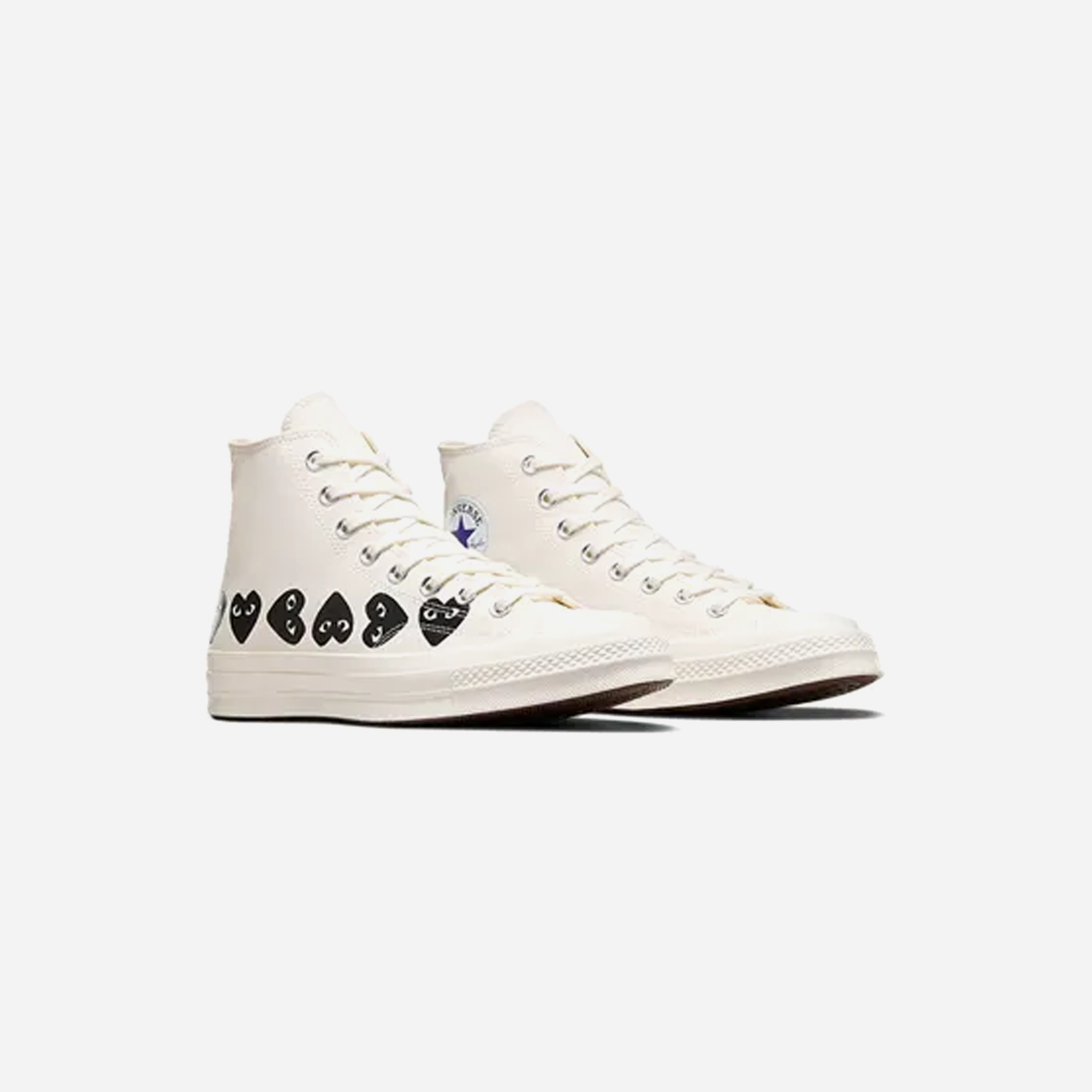 Converse Chuck Taylor All Star 70 Hi Comme des Garcons PLAY Multi-Heart Milk - view 2