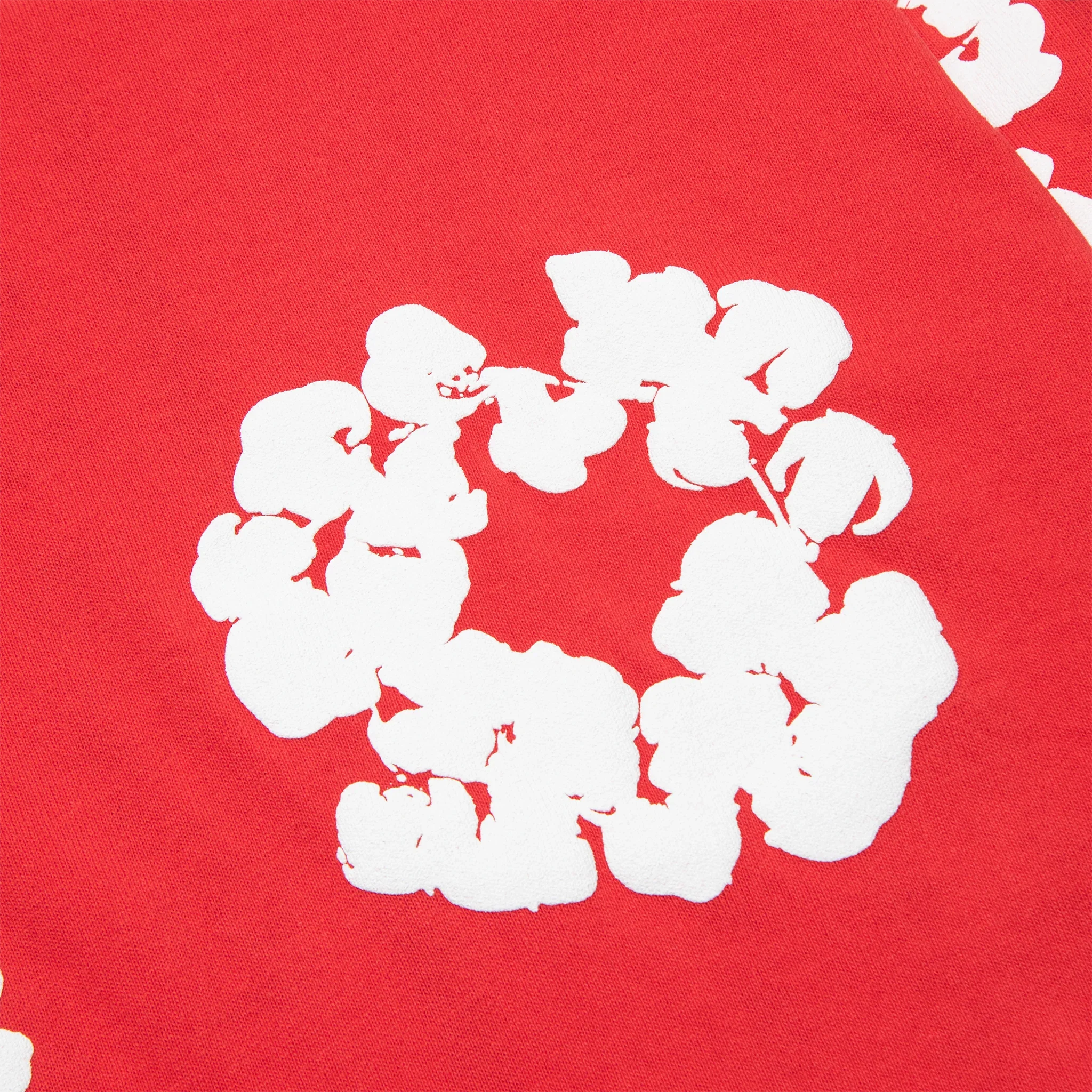 Denim Tears The Cotton Wreath Long-Sleeve Red T Shirt - view 4