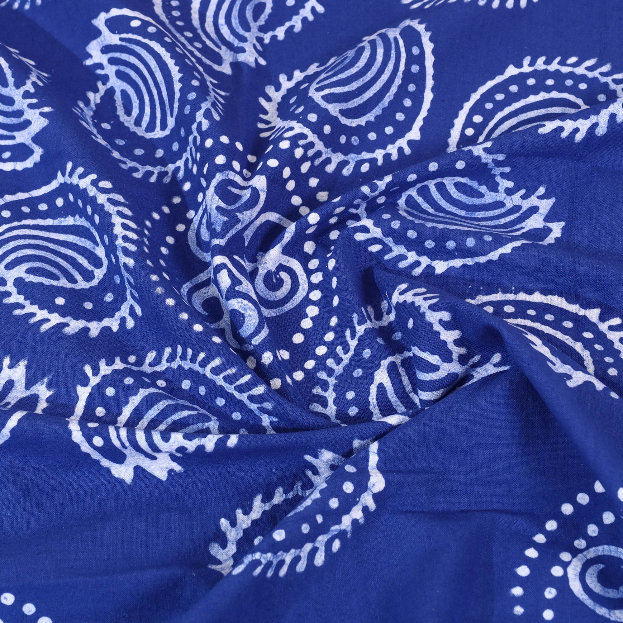 BATIK BY MD. SHARIFF Blue - Cotton Hand Batik Print Single Bedsheet (91 x 57 ) 13 - view 5