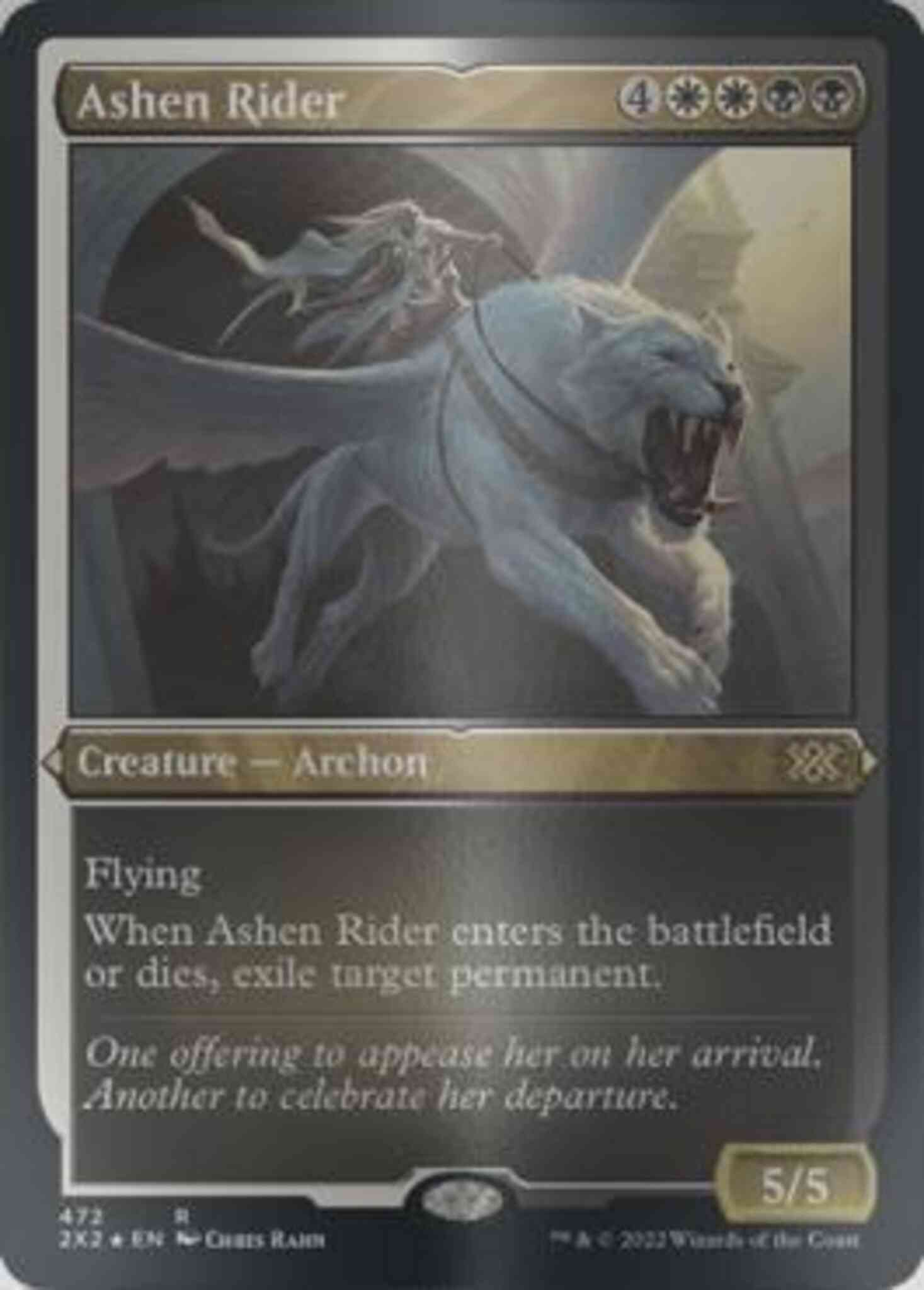 Ashen rider 472 – Magic Ashen Rider [472] [Double Masters 2022] [Etched Foil]