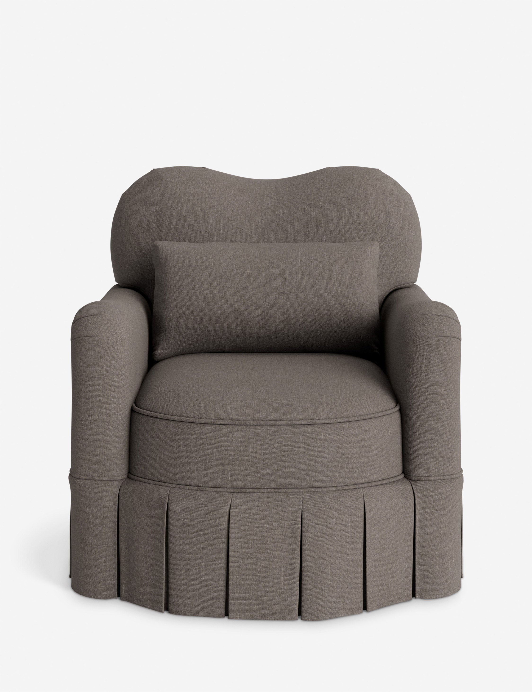 Lulu and Georgia Middleton Skirted Accent Chair by Ginny Macdonald - view 54