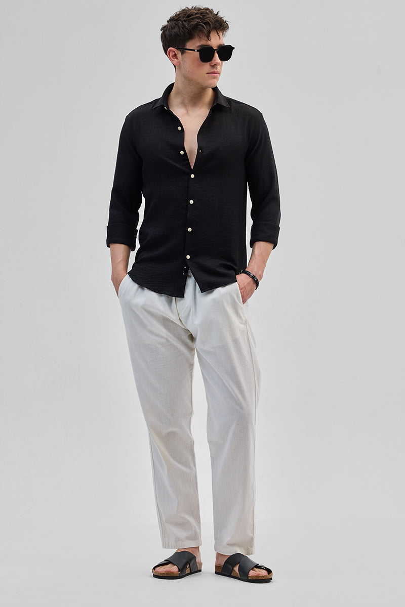 SNITCH Black Textured Shirt - view 3