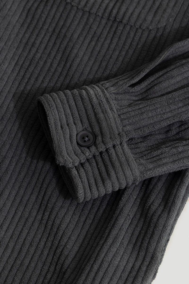 SNITCH Cozy Cord Elephant Grey Shirt - view 7