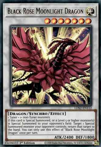 Yu-Gi-Oh! Black Rose Moonlight Dragon - LDS2-EN112 - Ultra Rare - 1st Edition