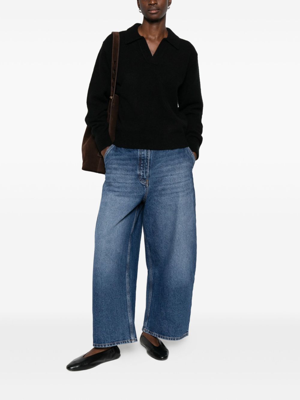 Dunst Wool blend polo sweater - view 2