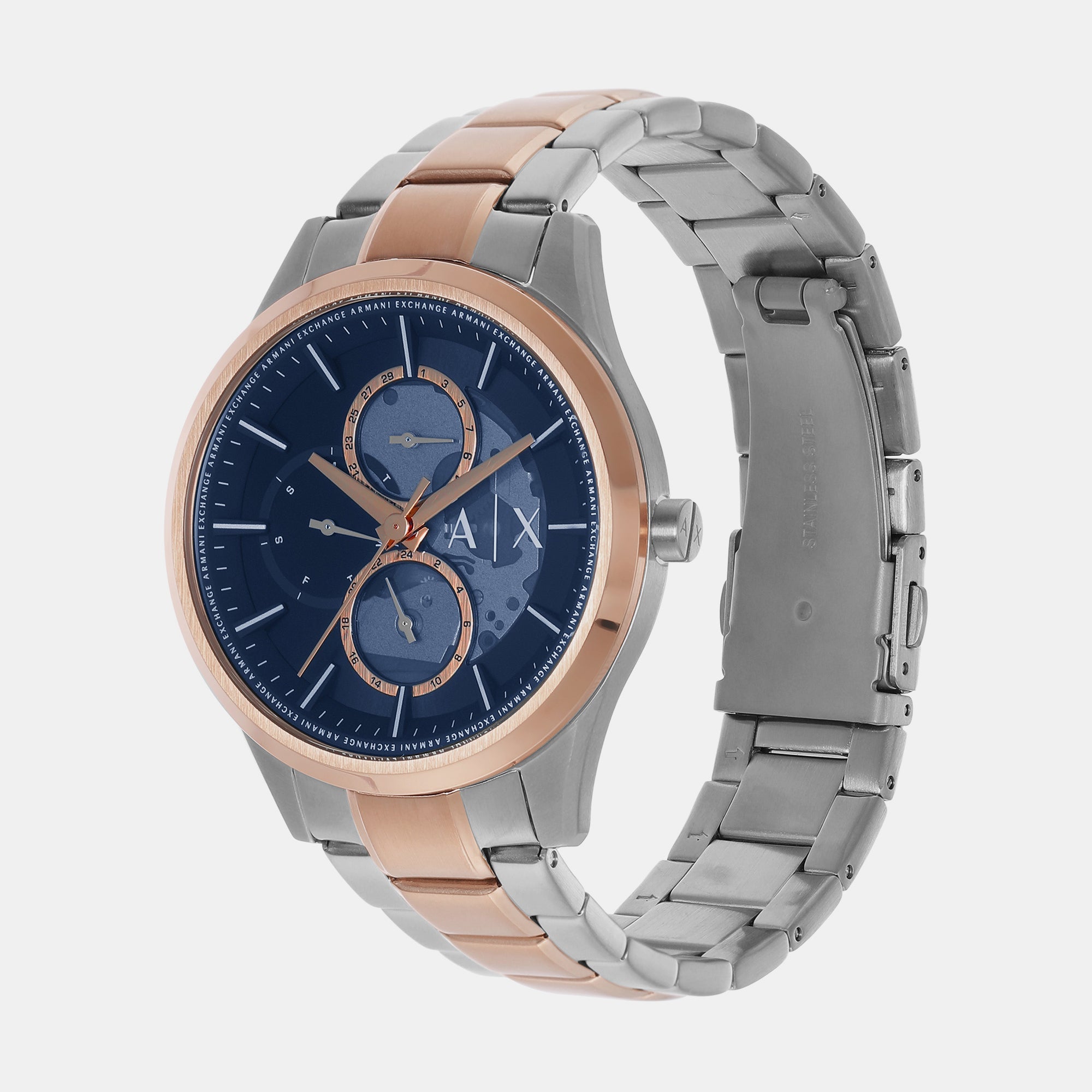 Armani Exchange Dante Men Quartz Blue Dial Chronograph Stainless Steel Watch AX1874 - view 3