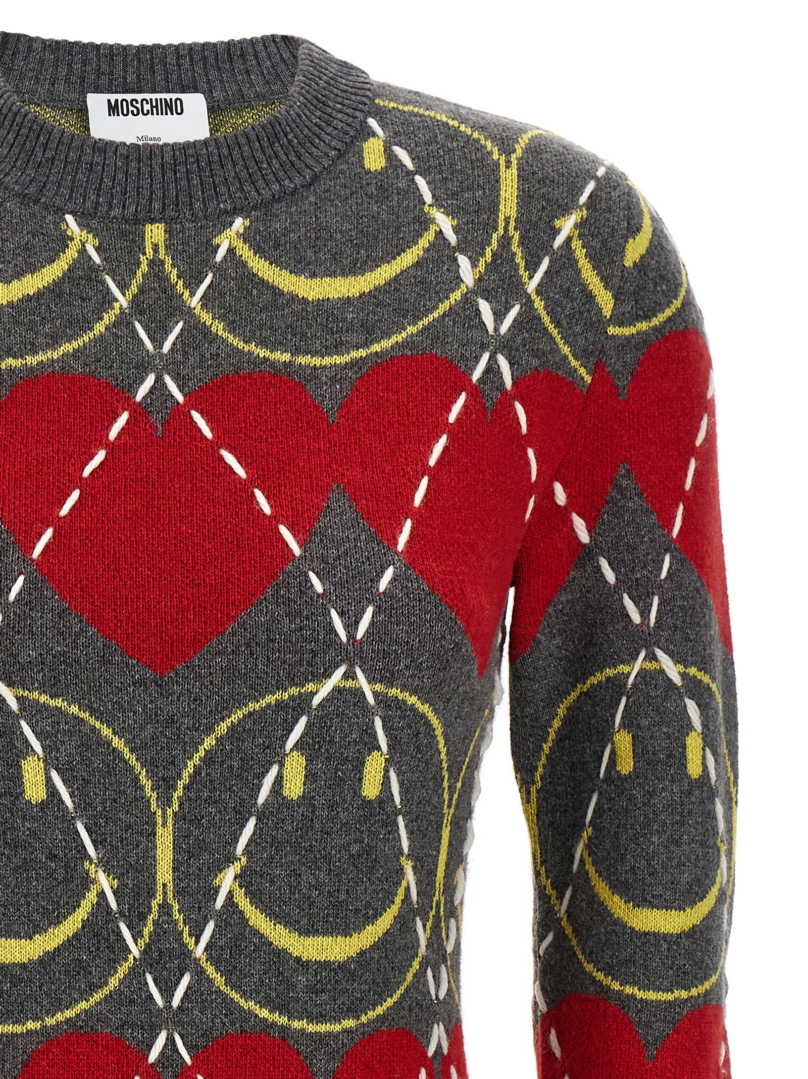 Moschino Smiley® Wool Dress - view 3