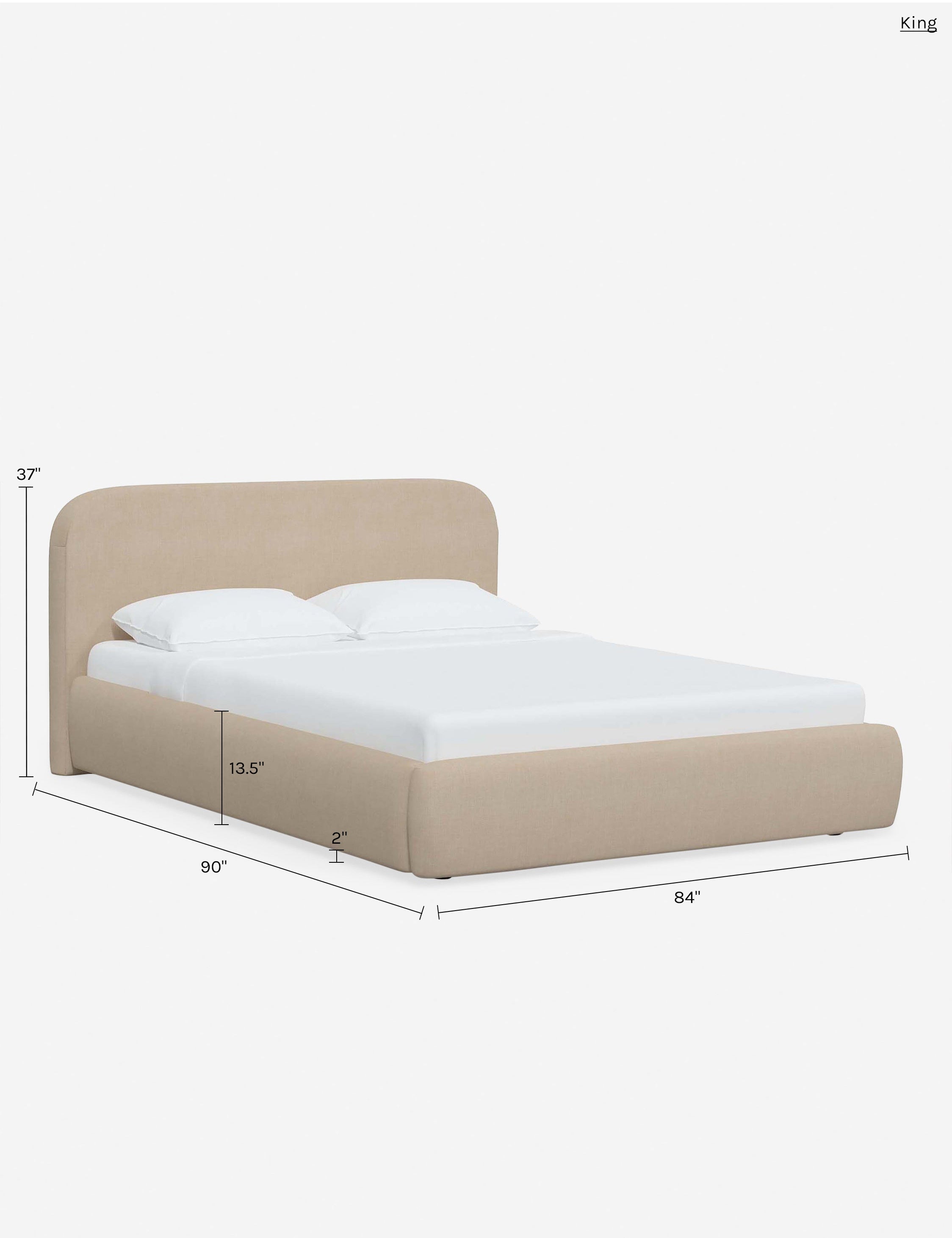 Lulu and Georgia Nabiha Platform Bed - view 197