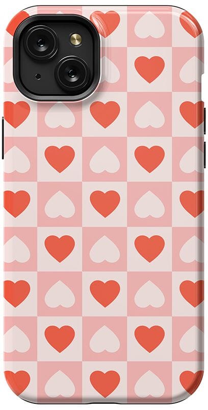 Casetry King of My Heart | Checkered Hearts Case
