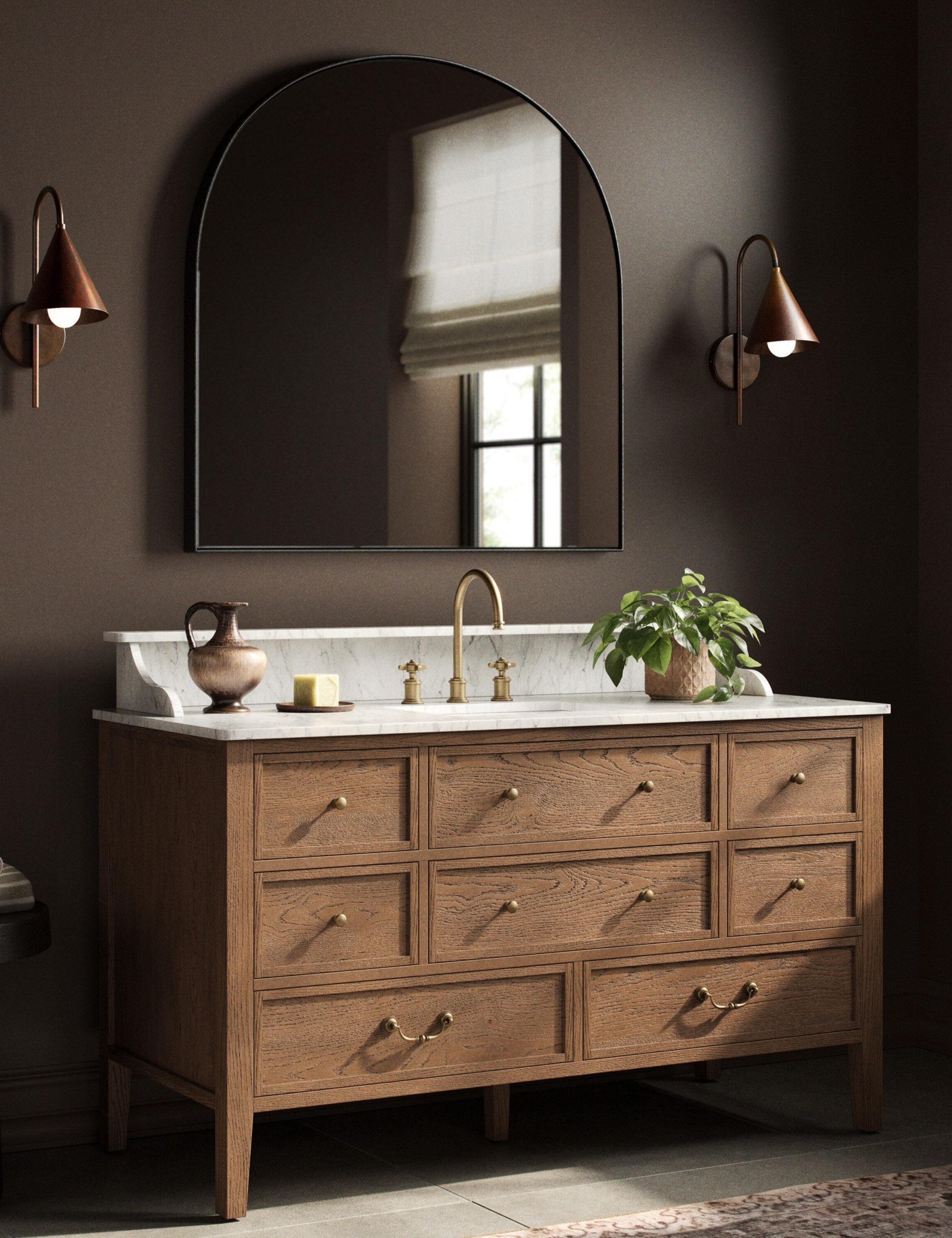 Lulu and Georgia Elliston Bath Vanity by Amber Lewis x Four Hands - view 10